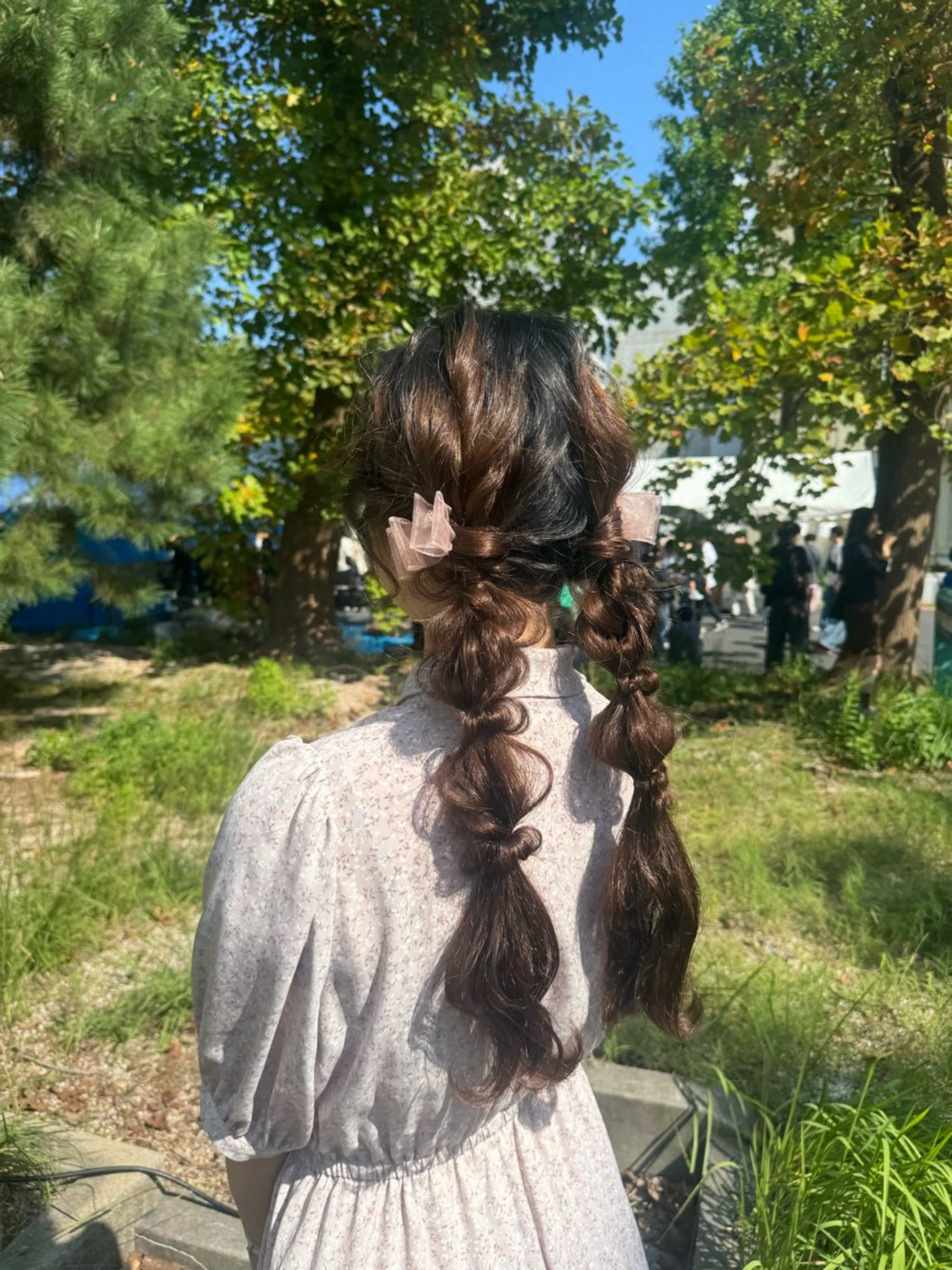 ヘアセットの写真