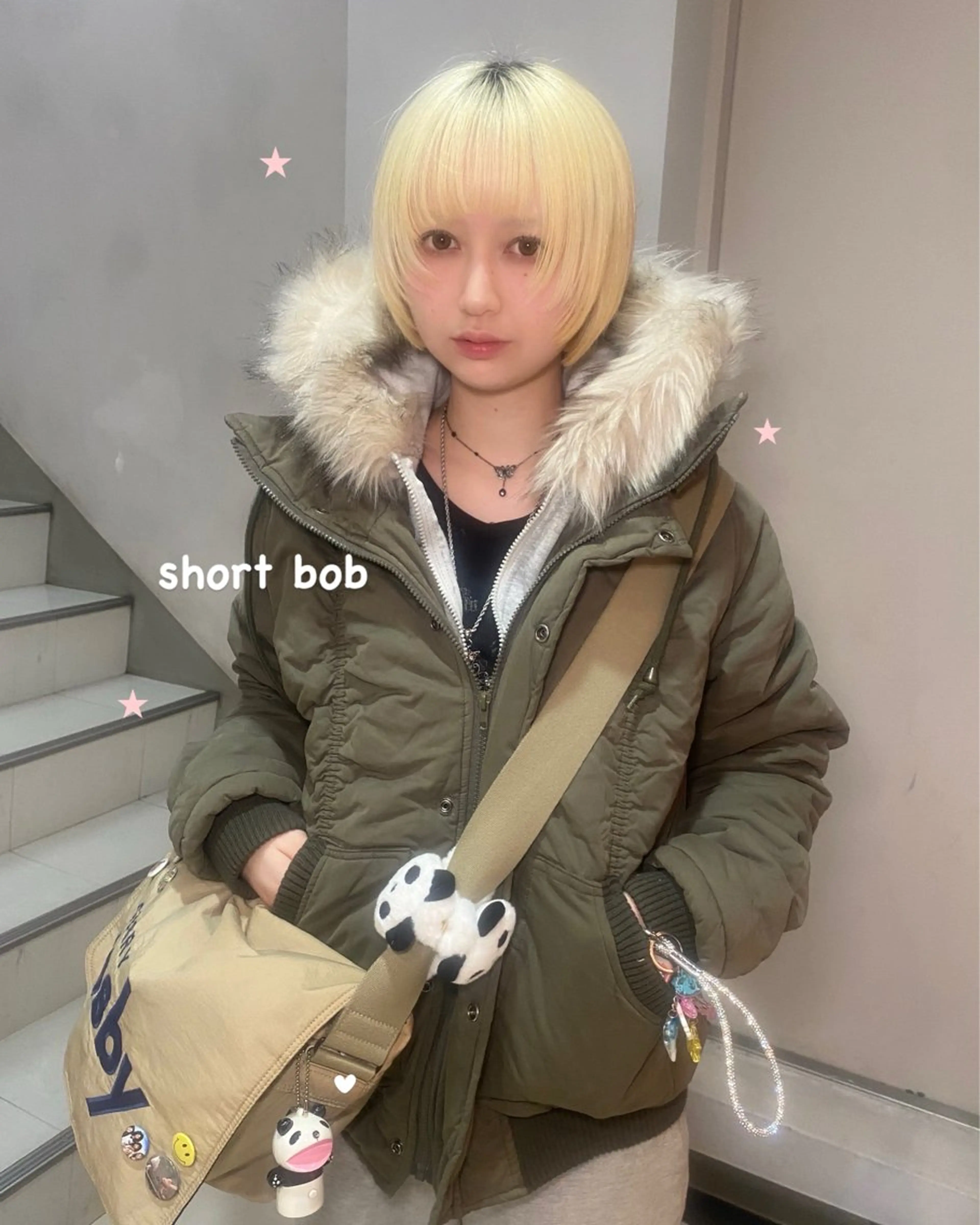 ショート riria/ショート /ブラウンカラー🎀のヘアスタイル