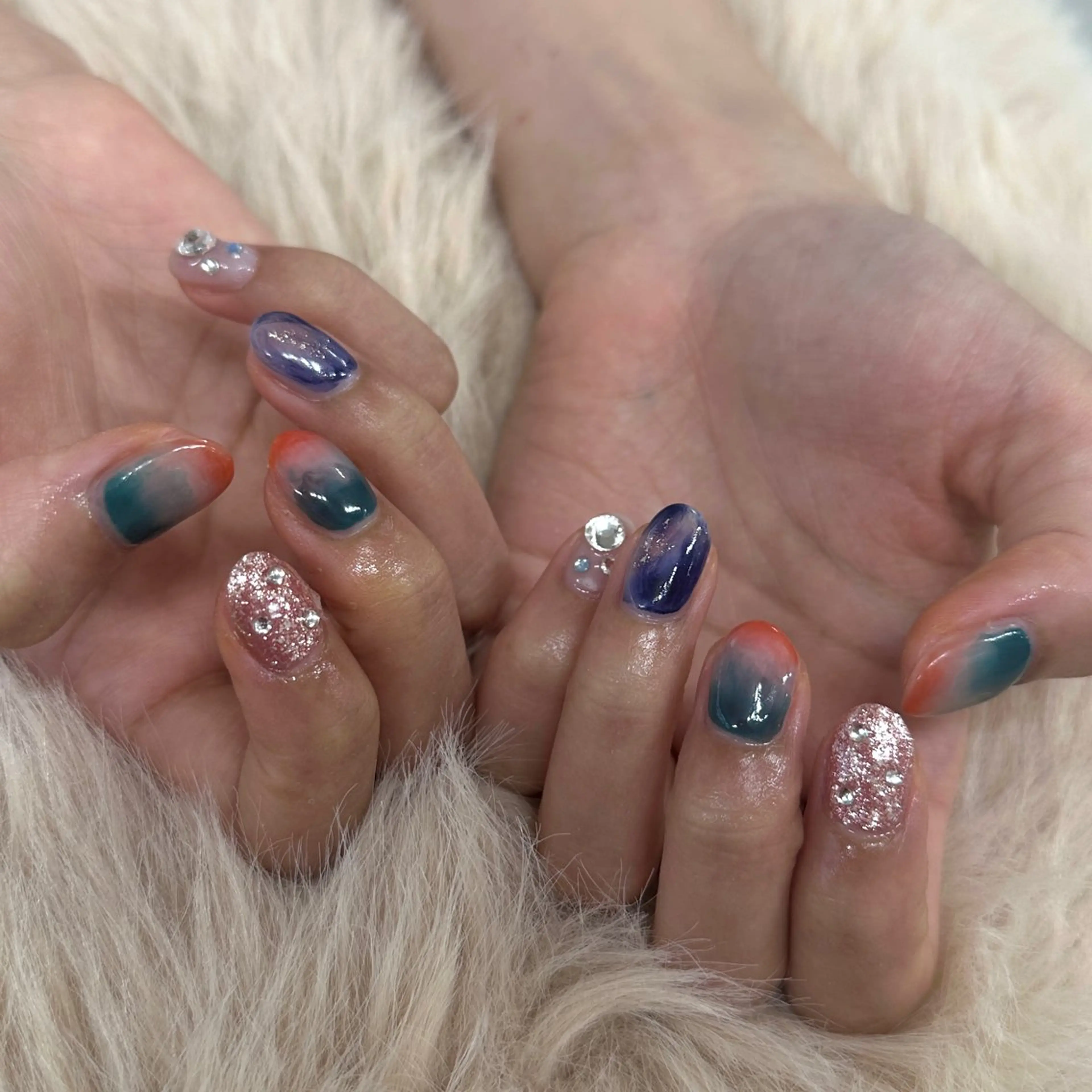 ネイル ニュアンスネイル Nail Salon Crea所属・Crea AIRI🎀のネイルデザイン
