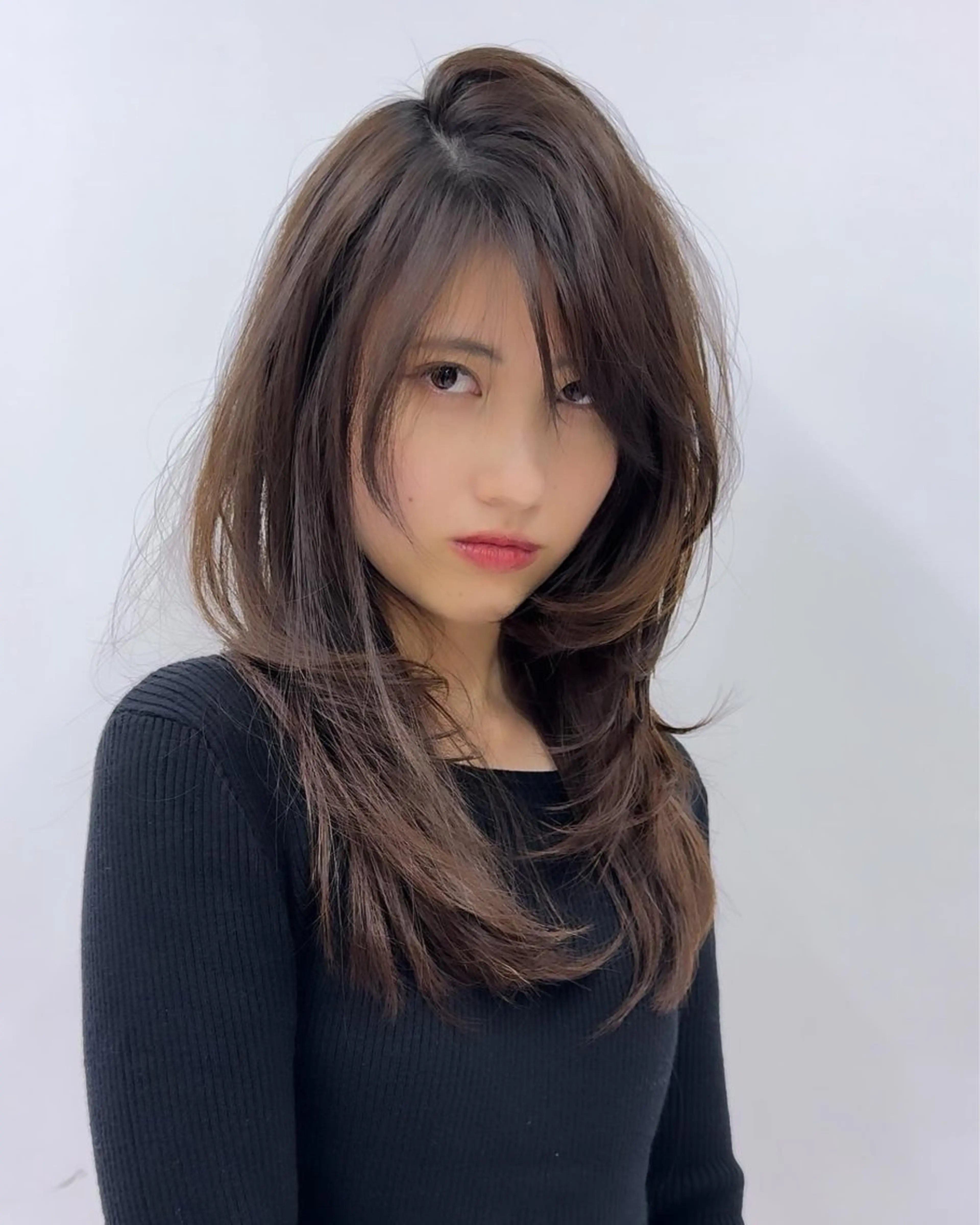 ミディアム ミディアムレイヤー/ ロングレイヤー堀匠吾のヘアスタイル