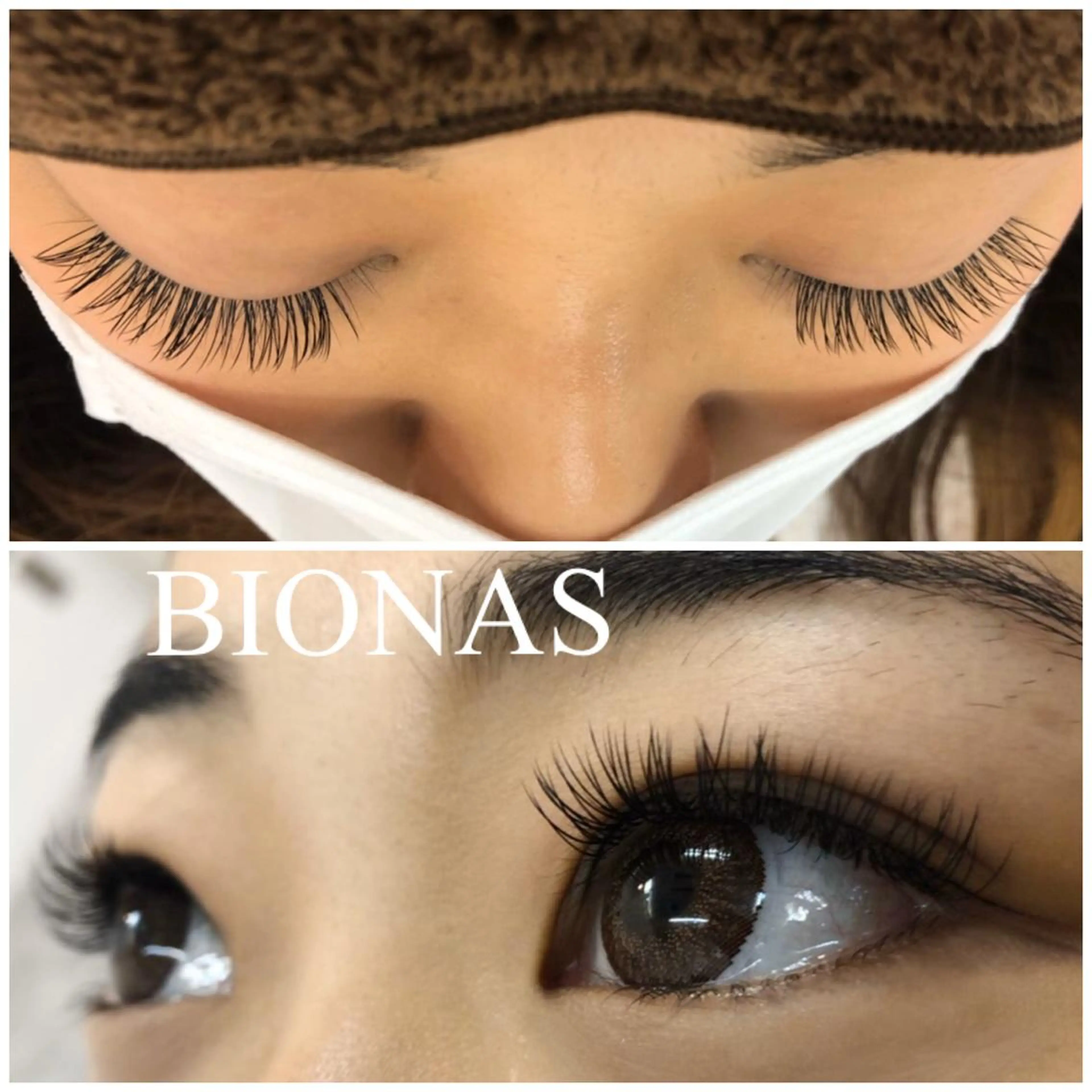 マツエク・マツパ 付け放題 フラットラッシュ BIONAS 【ビオナス】のマツエク・マツパデザイン