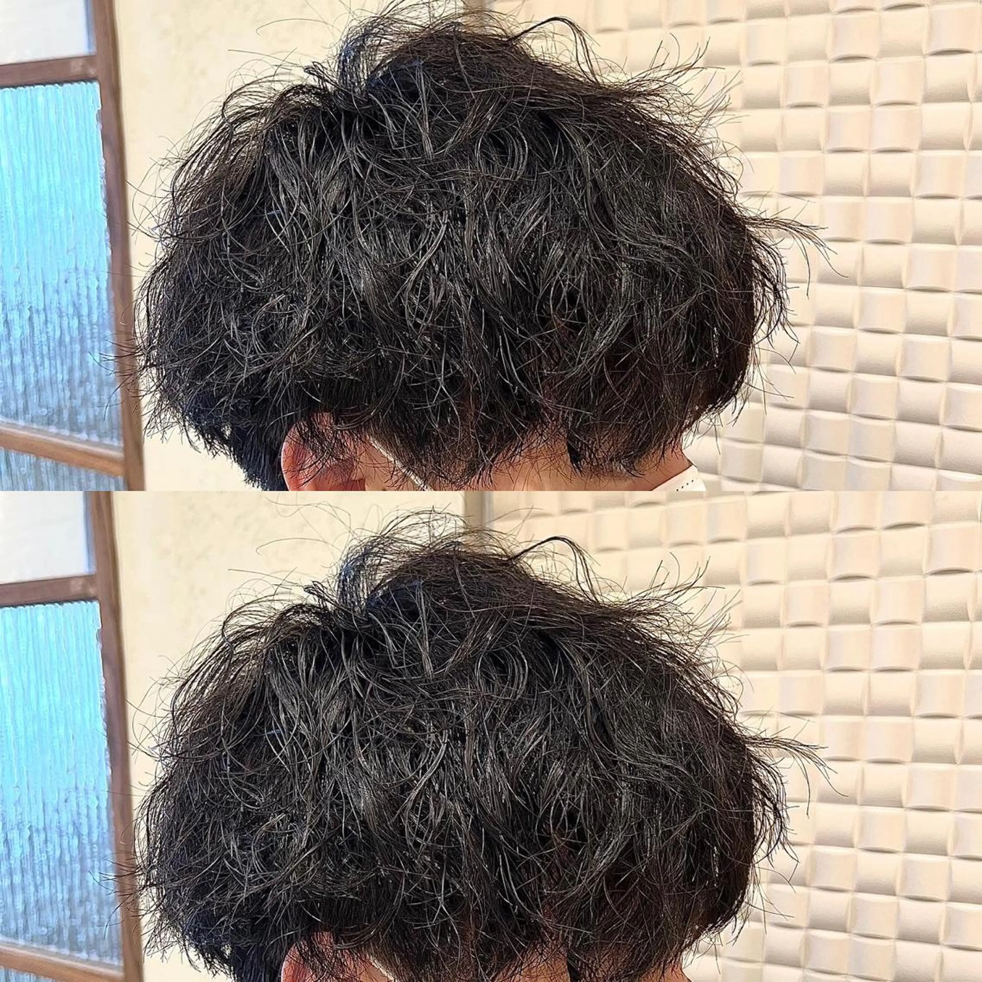ミディアム ミディアムパーマ 新宿スペインカール ヨモギダのヘアスタイル