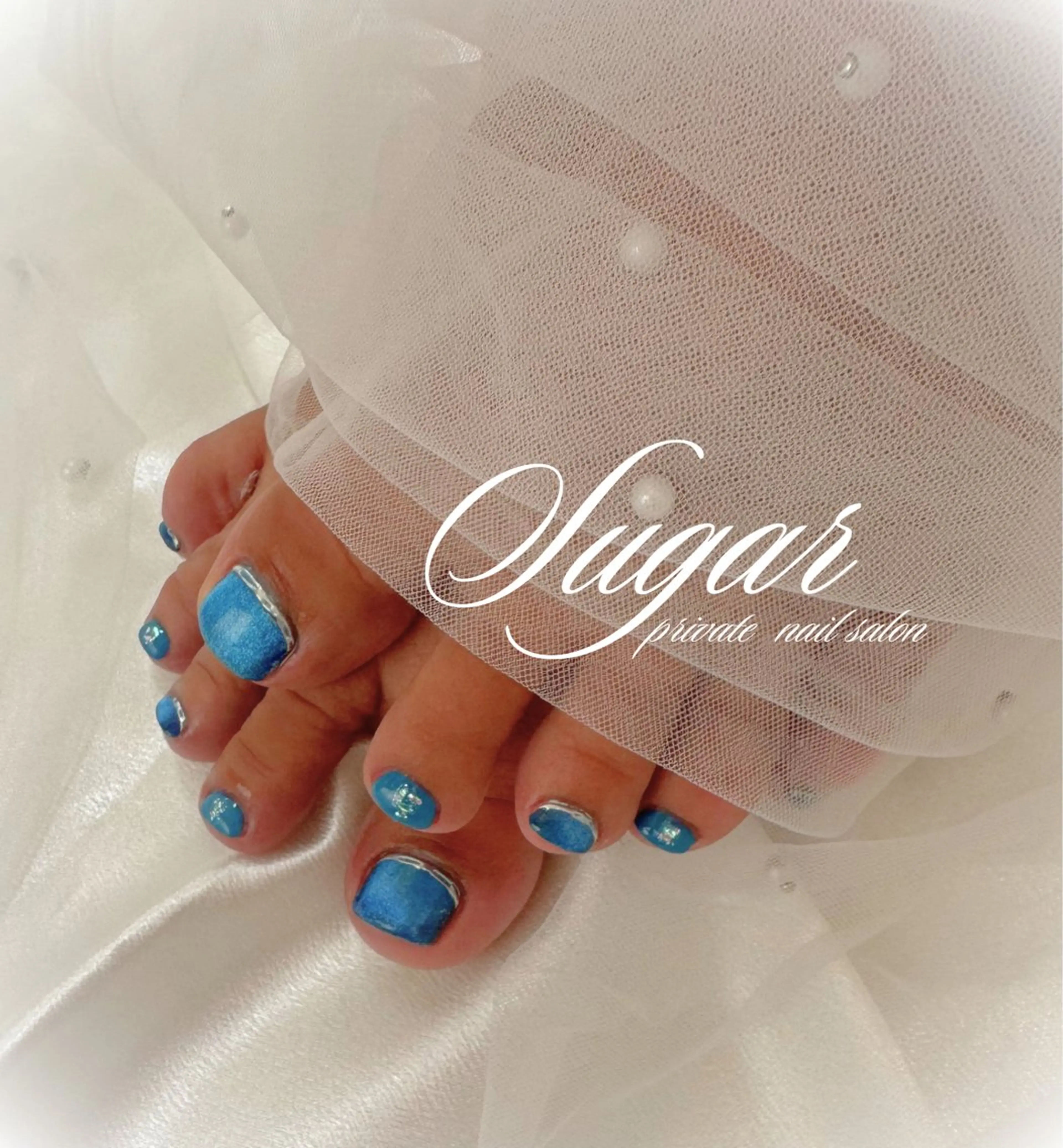 ネイル 持ち込み フットネイル Nail salon Sugarのネイルデザイン