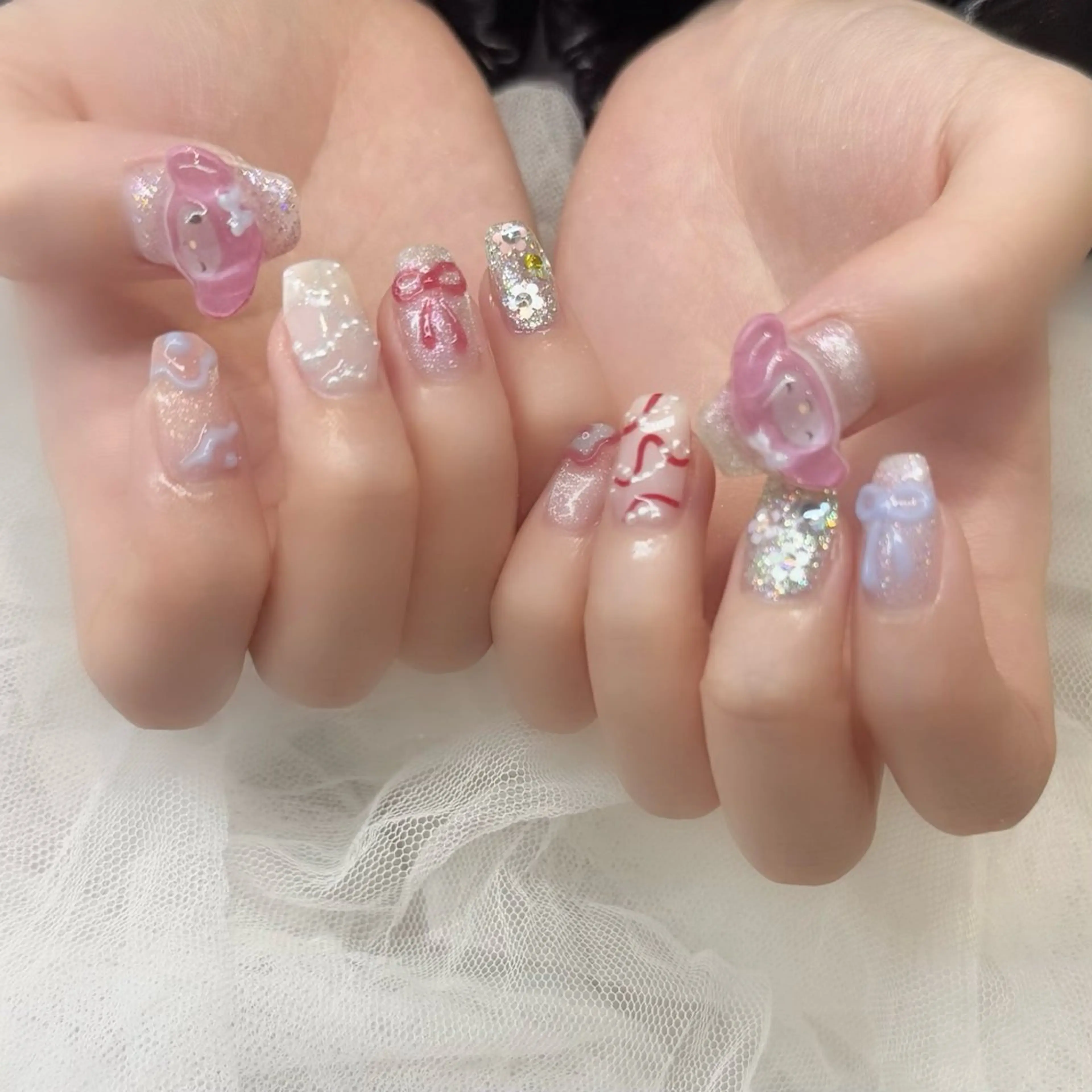 ネイル 持ち込み ハンドネイル 新井 ひなののネイルデザイン