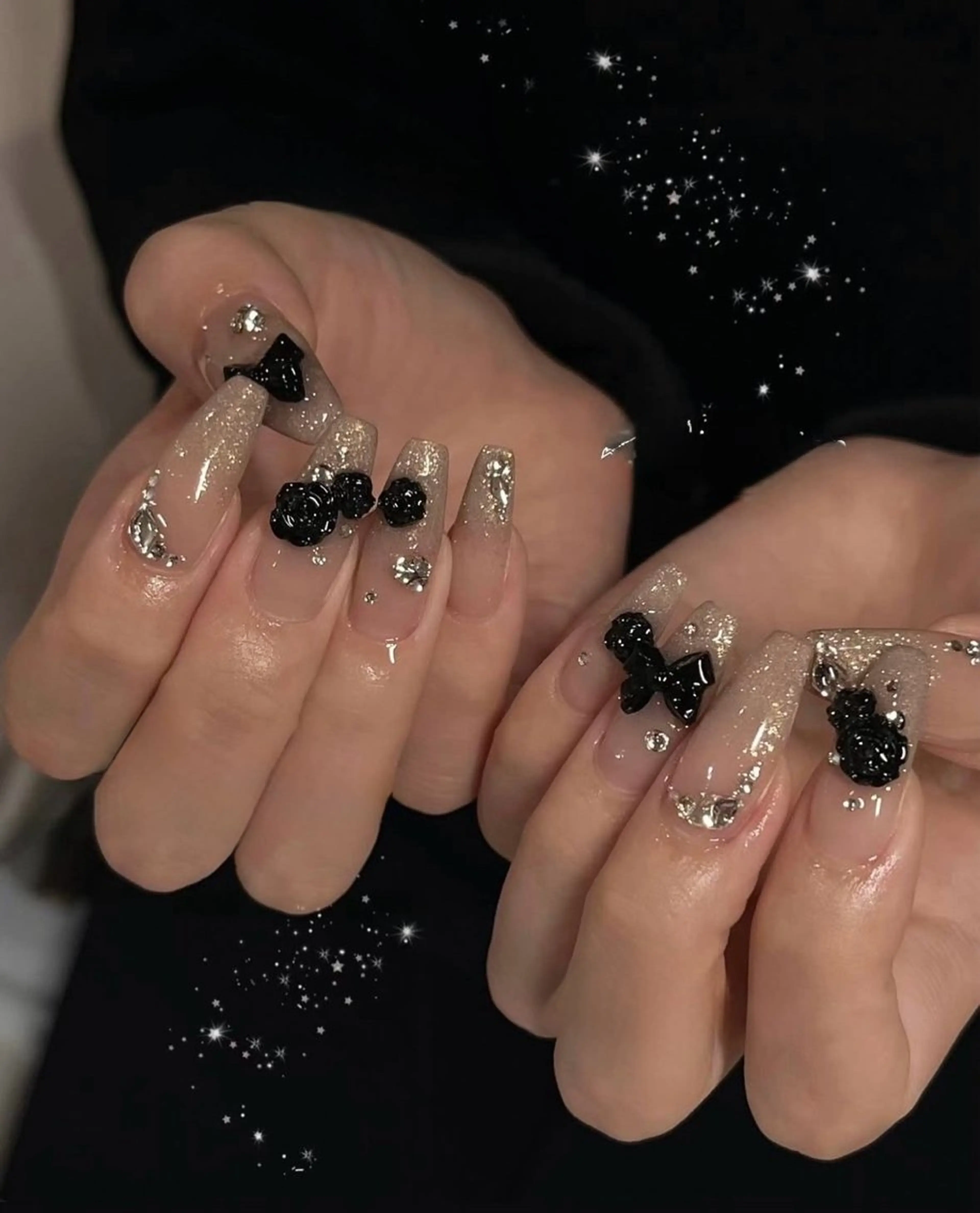 ネイル アートネイル オーロラネイル ブルー チークネイル フットネイル ハンドネイル NICY NAIL所属・NICY NAIL 池袋のネイルデザイン