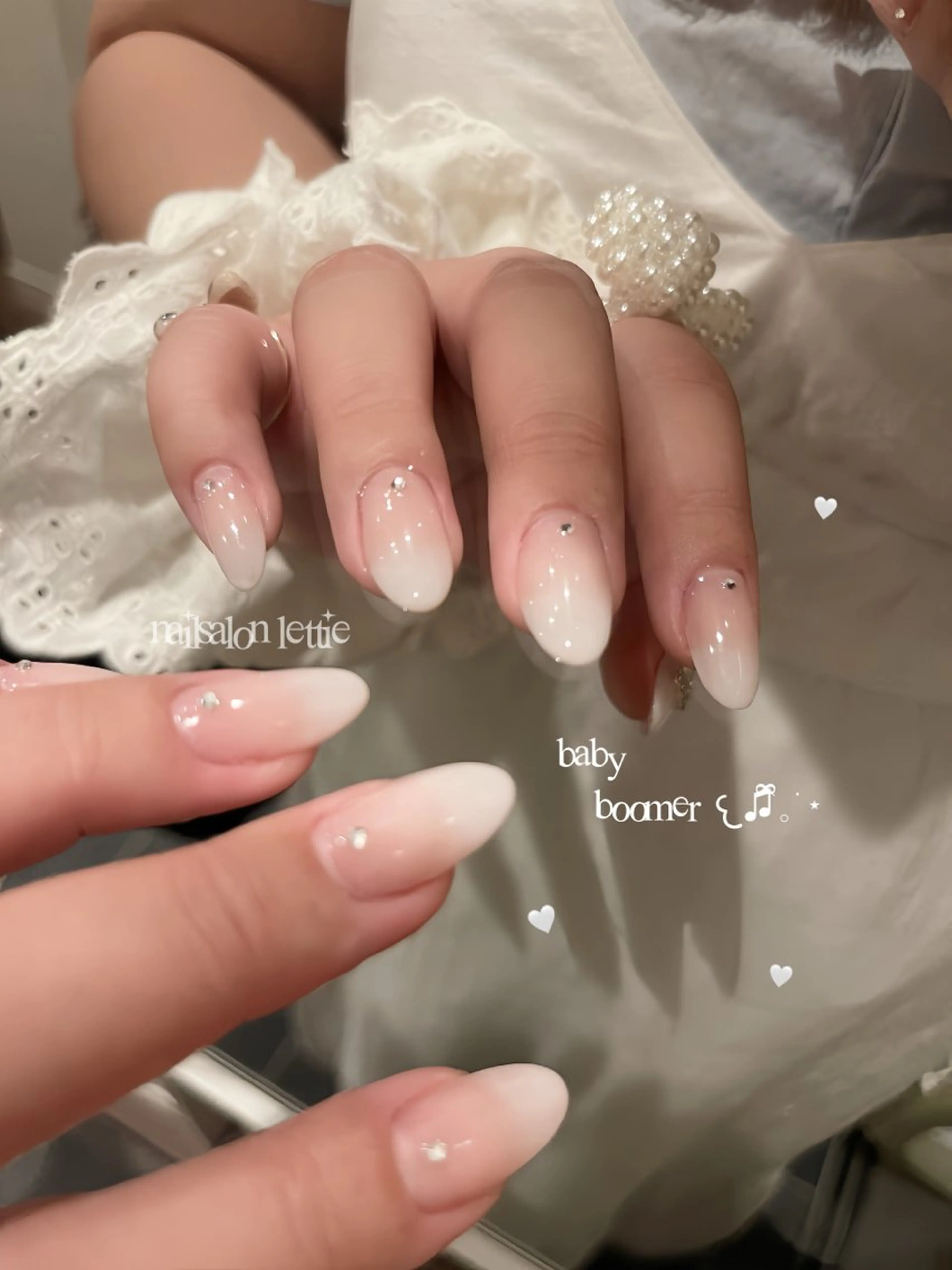 【10/9 new open🎀】　10本グラデーション/ベイビーブーマーはこちら🤍オフなしの写真