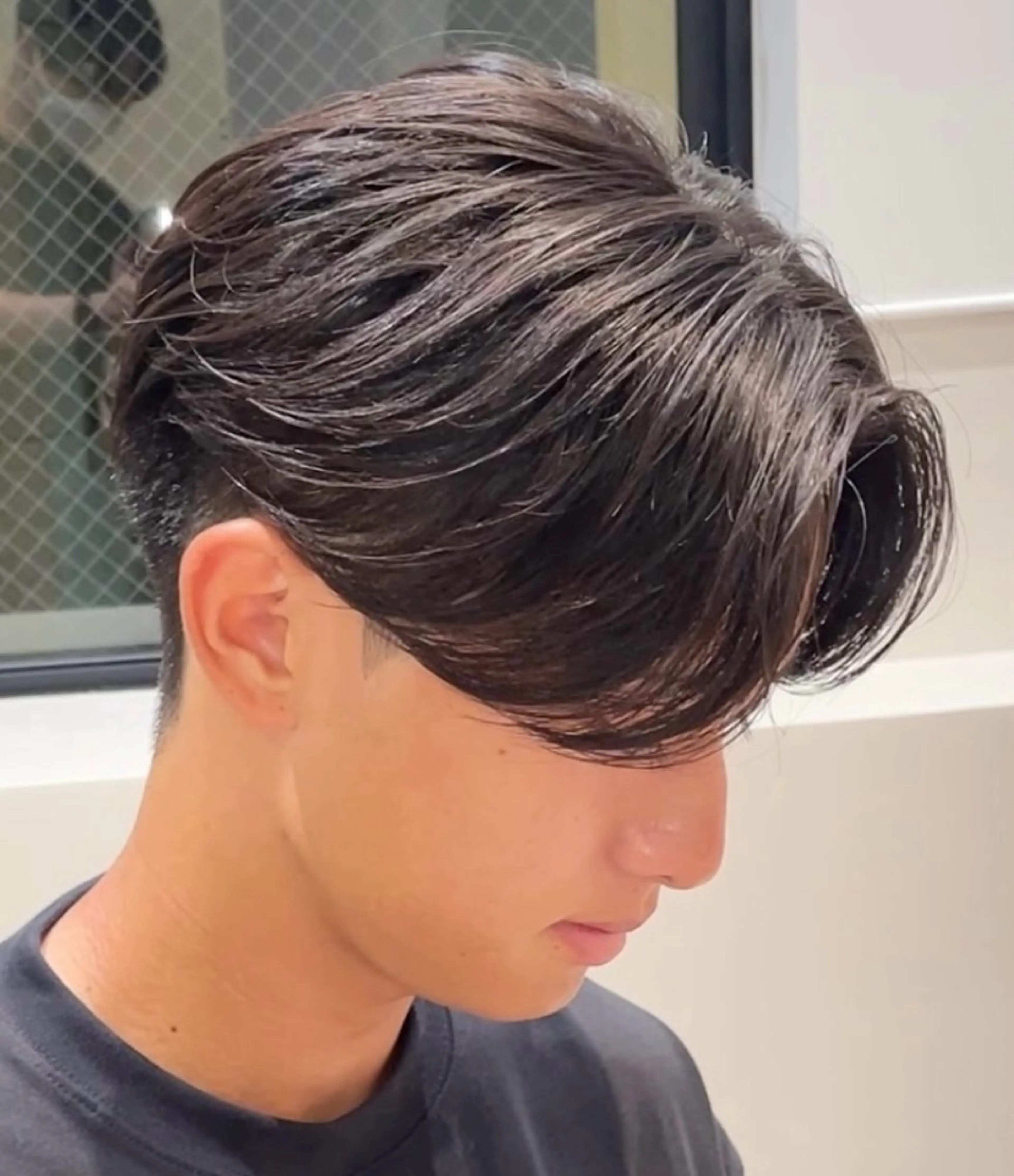 メンズ曲がる縮毛矯正+TOKIOトリートメントの写真