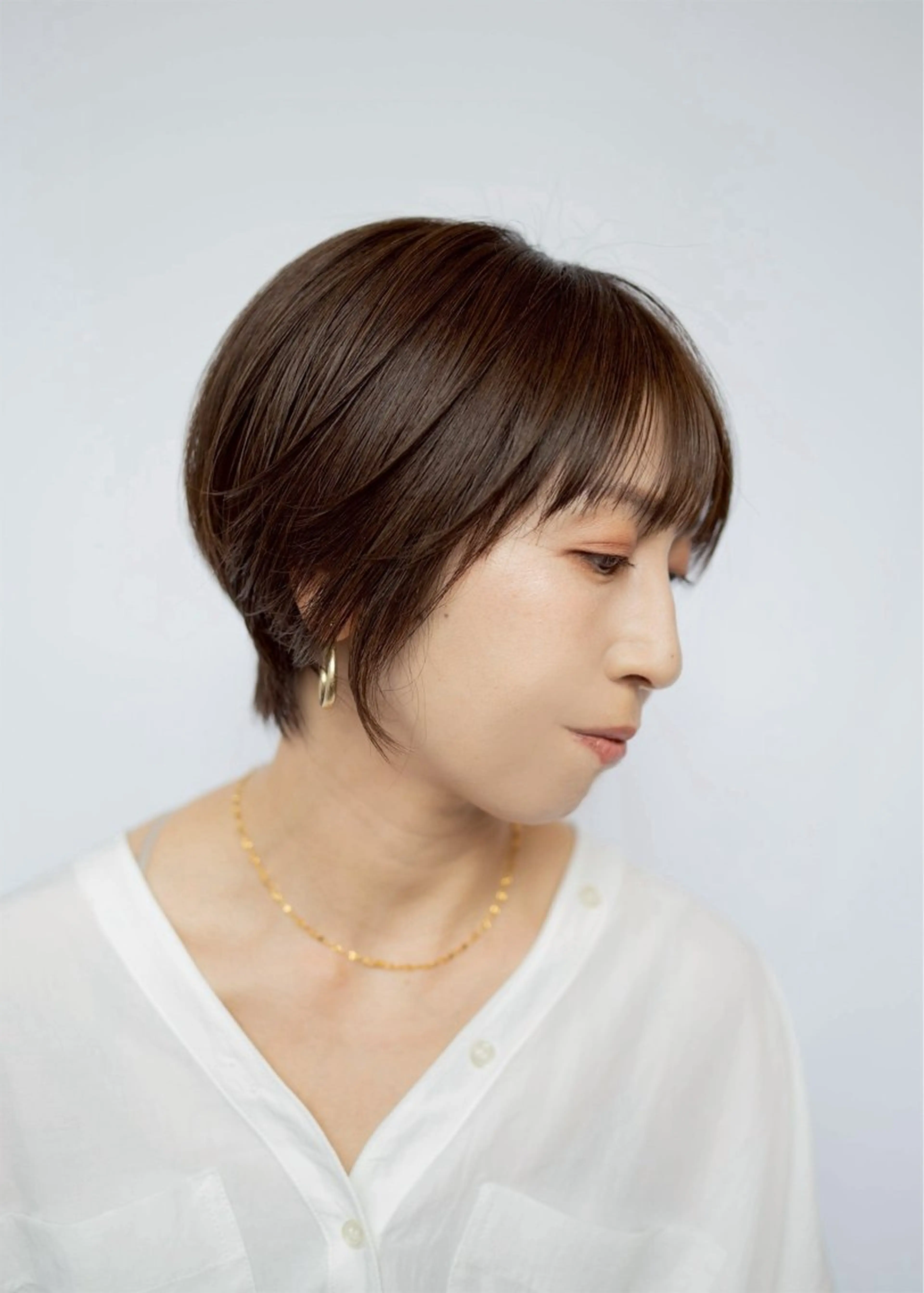 ショート ボブ くびれヘア カット shampoo hair salon所属・🫧レイヤー/透明感 カラー/Ryukaのヘアスタイル