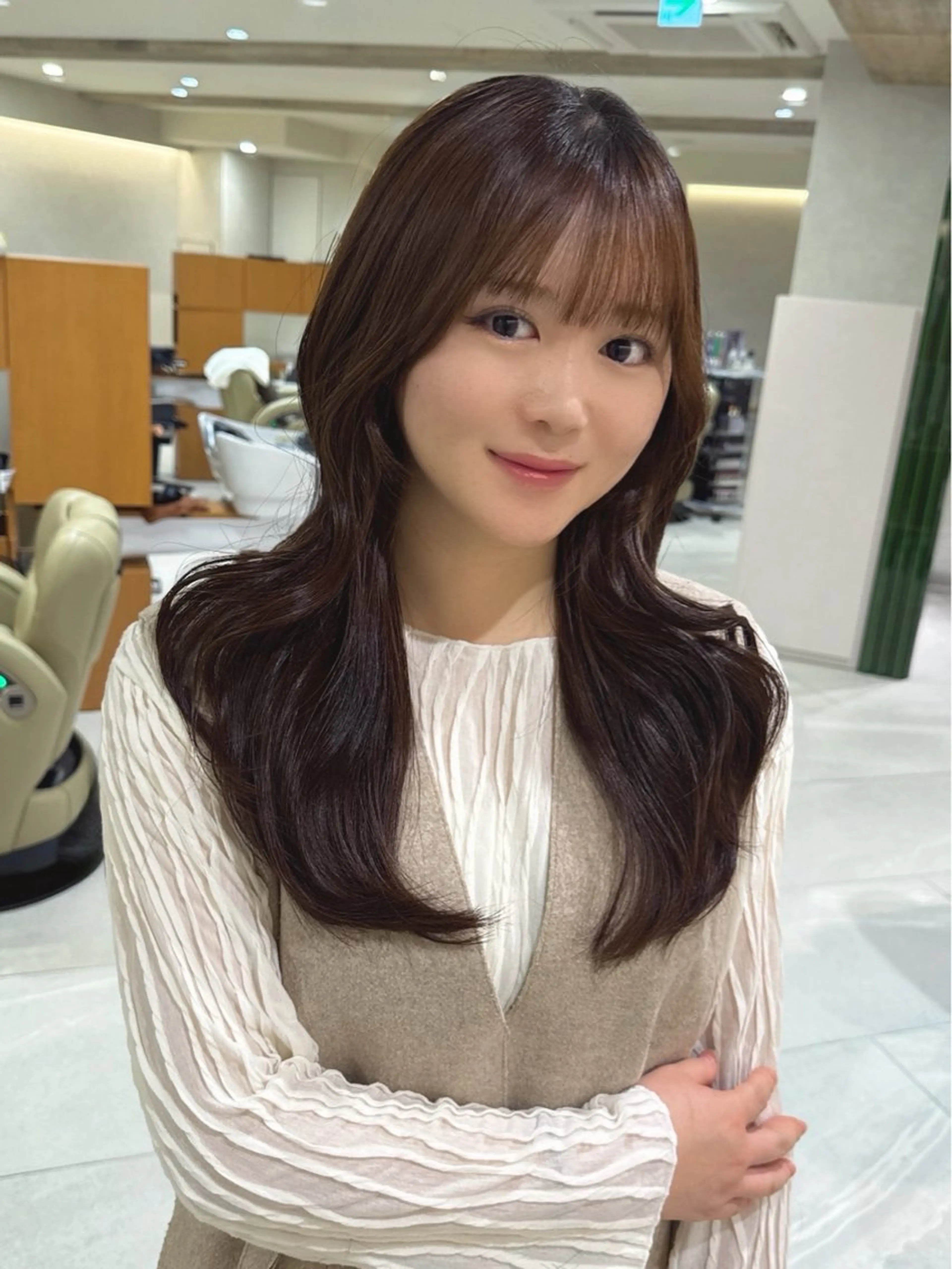 セミロング カット MISATO THIRD SHOPのヘアスタイル