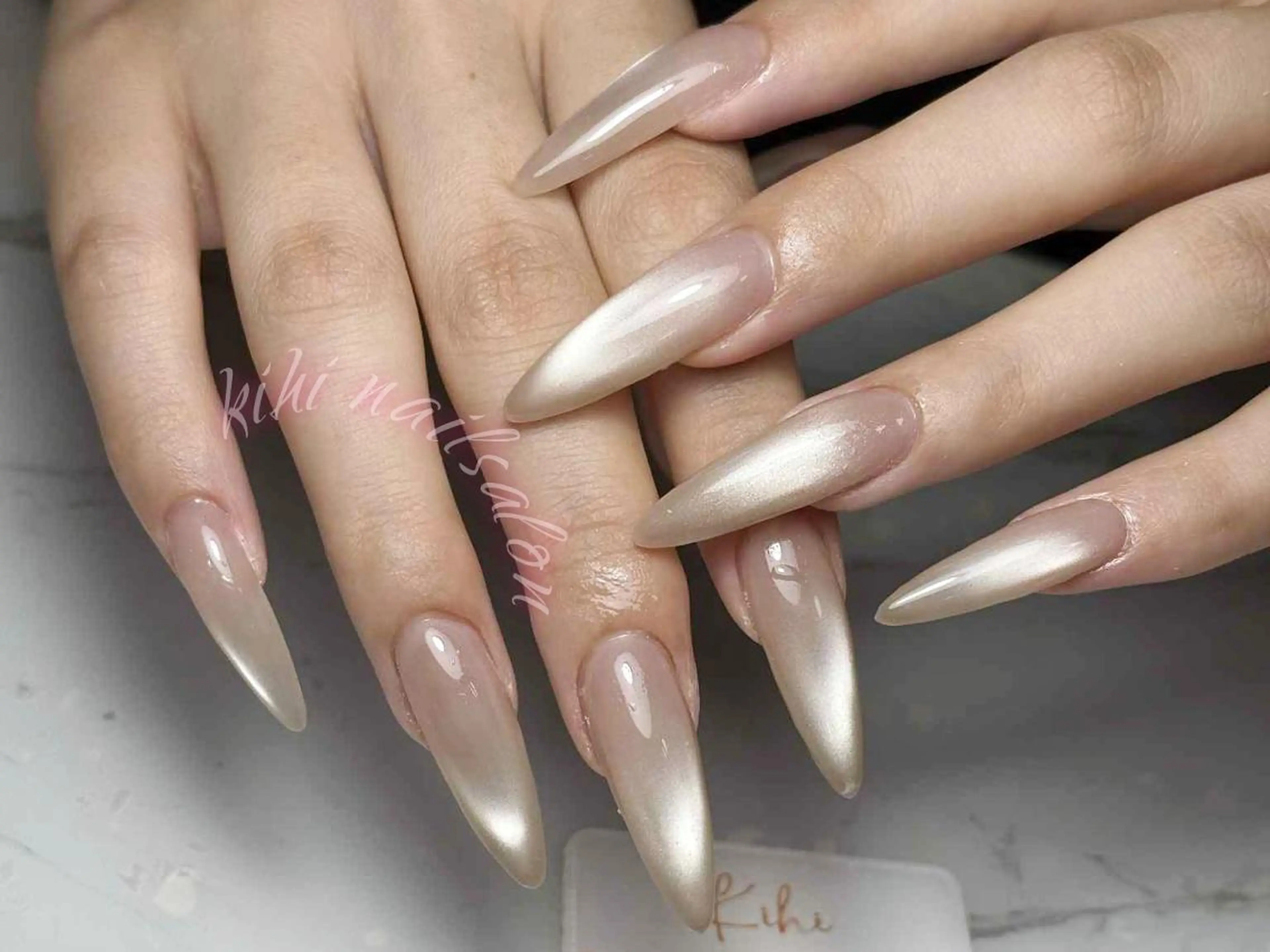 ネイル ゆな 研修中のネイルデザイン