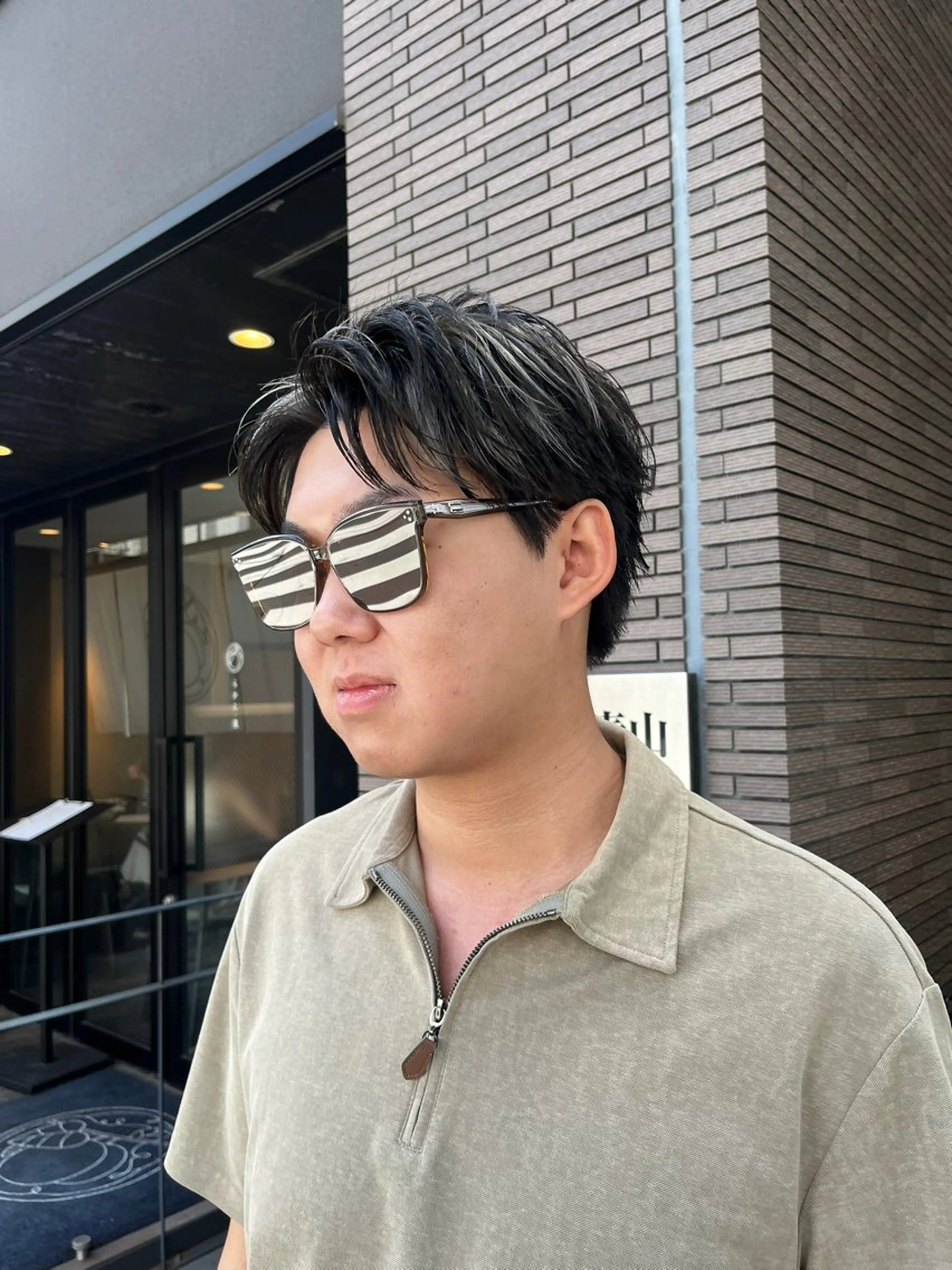 カラー パーマ メンズ カット ヘアカラー ボブカット えのもとりき🏄のヘアスタイル