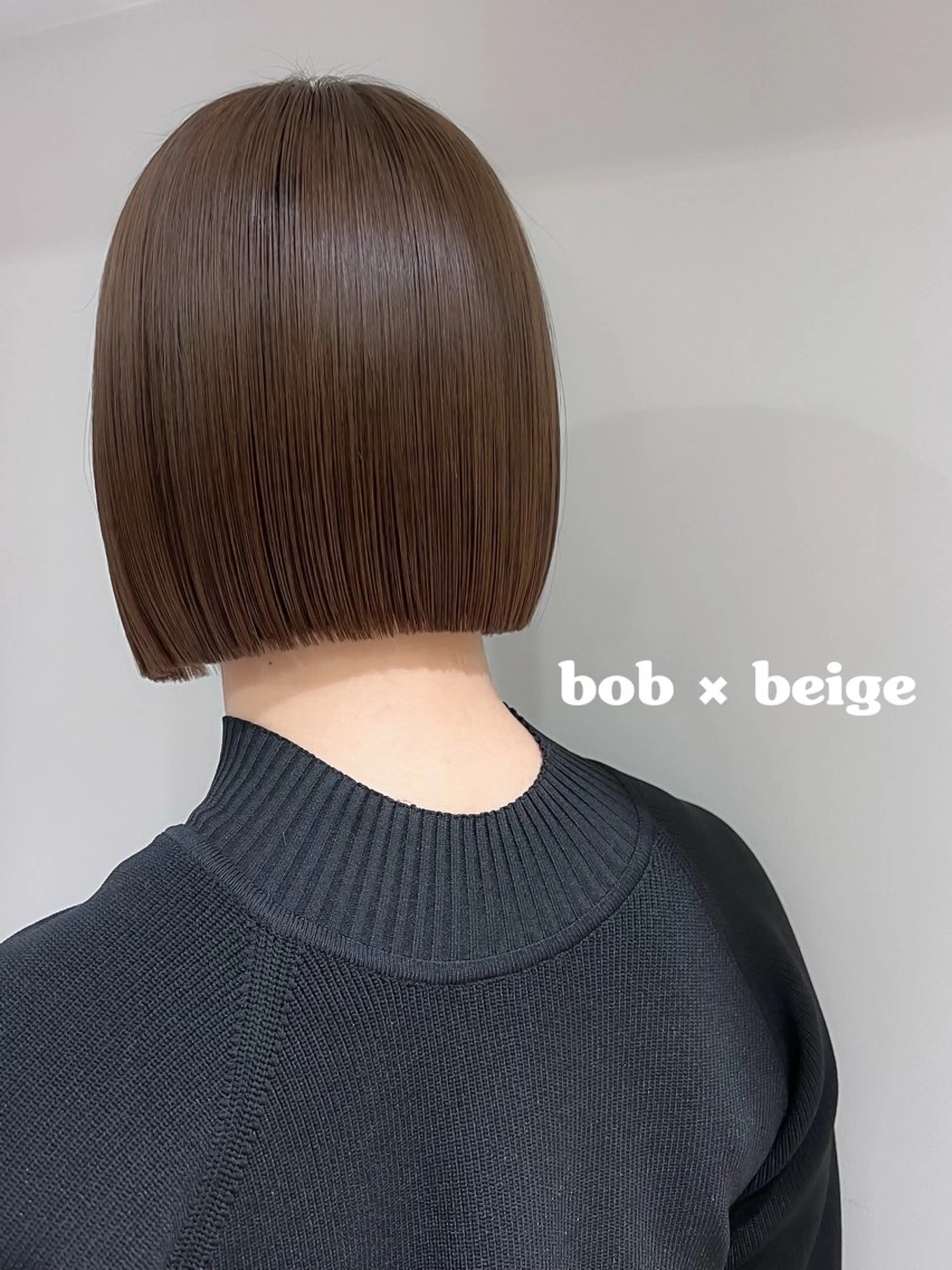 ショート カラー ベージュカラー ブリーチ 透明感カラー ブリーチなしカラー ボブ ボブ/レイヤーカット /表参道 yunaのヘアスタイル