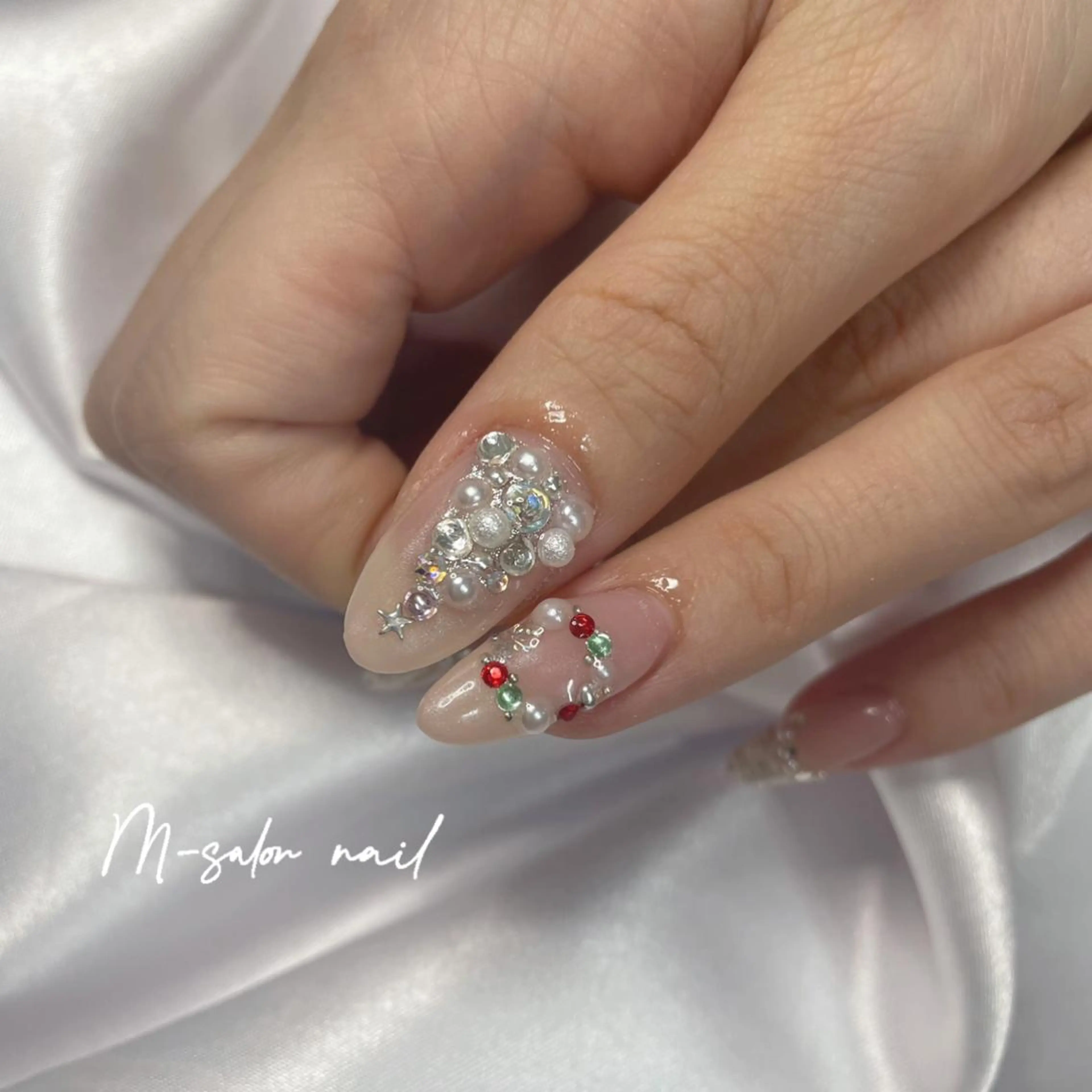 ネイル ハンドネイル 韓国/網紅/パーツ M-salonのネイルデザイン