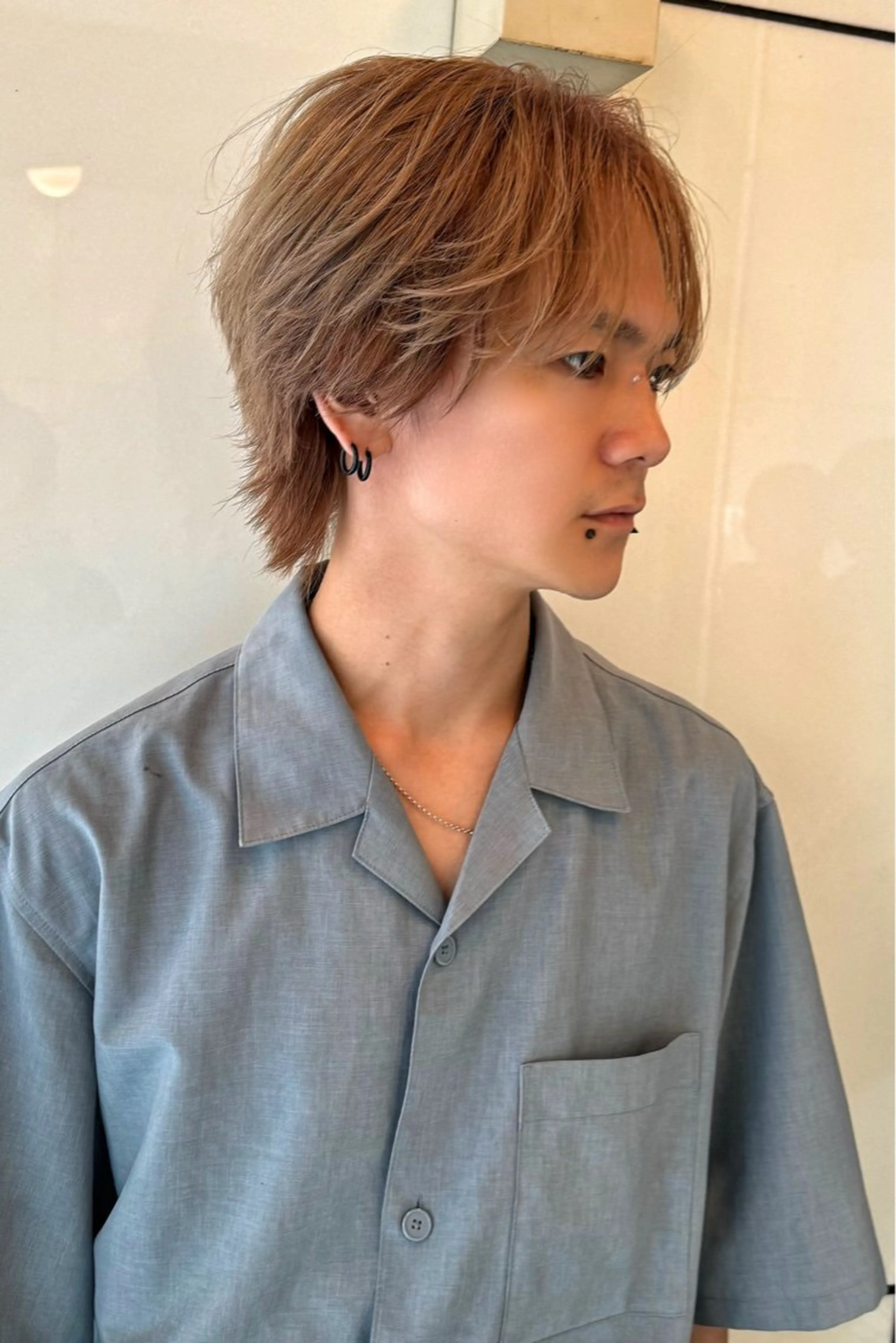 ショート 曲がる縮毛矯正 髪質改善/西尾 幸樹のヘアスタイル