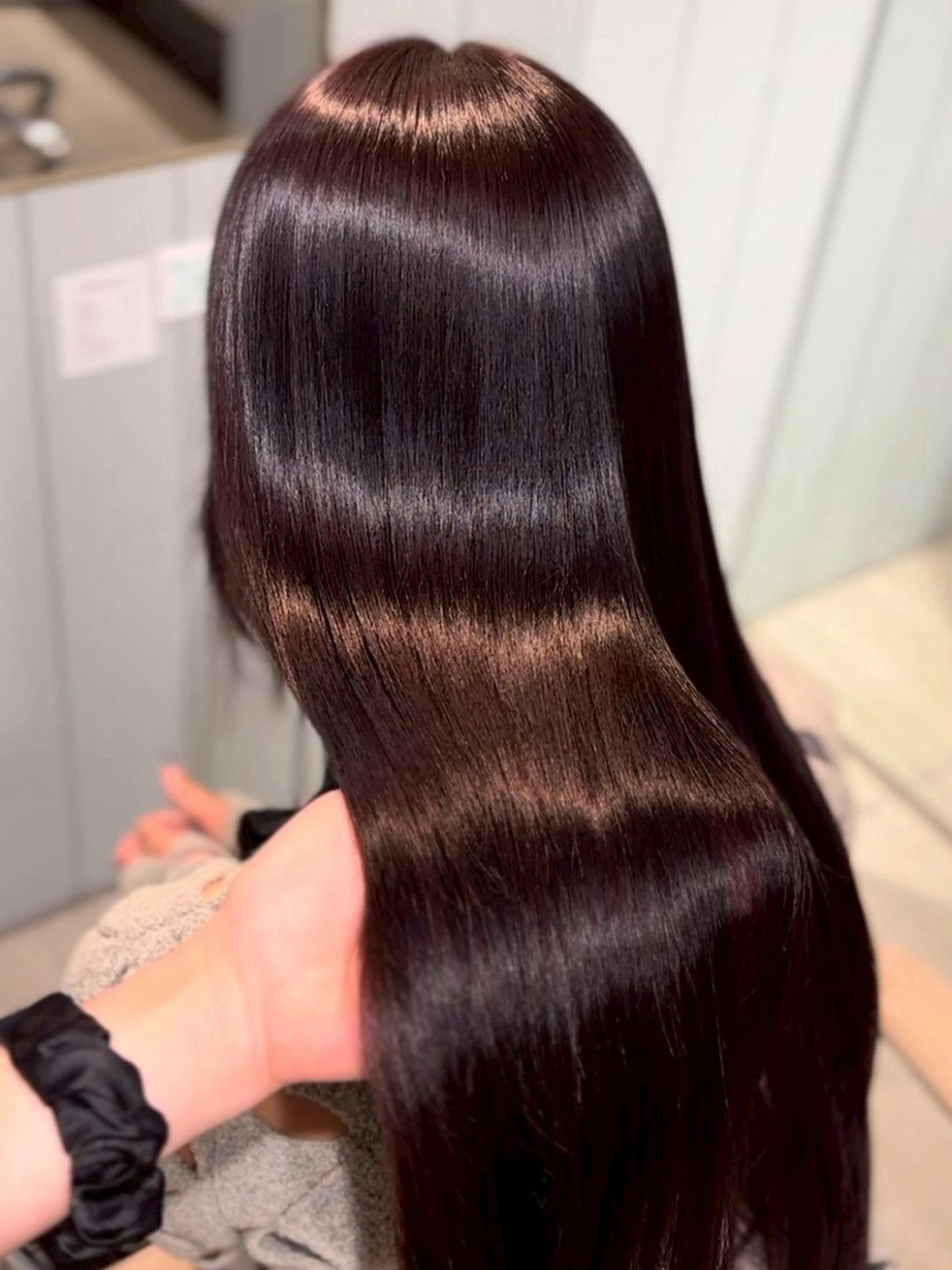 ミディアム カラー カット ヘアカラー 縮毛矯正 トリートメント 美髪縮毛矯正/髪質 改善/Lecielのヘアスタイル