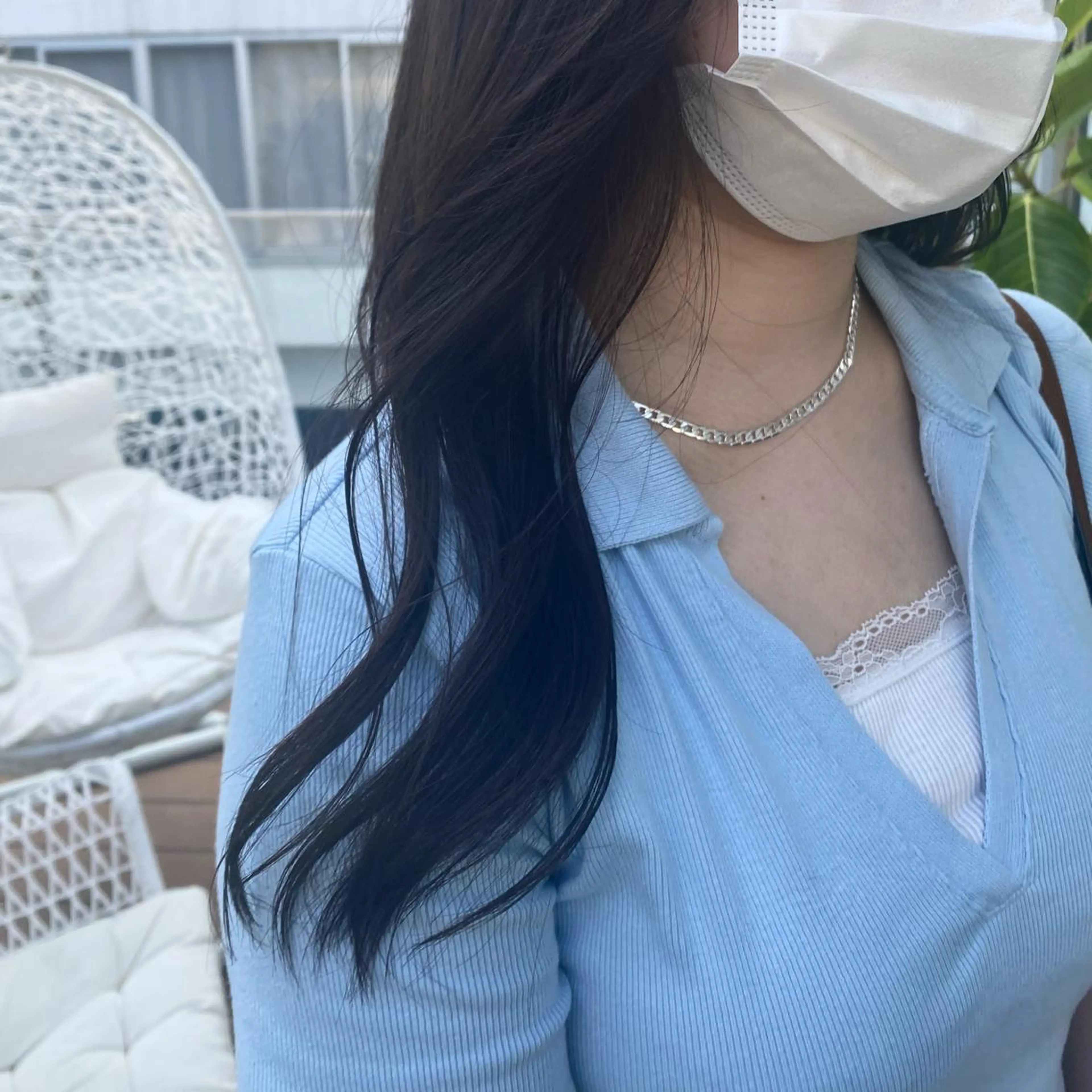 ロング カラー アッシュ 透明感カラー ラベンダーカラー ラベンダーアッシュ ✨️今だけ無料✨️ 鶴田みなみのヘアスタイル