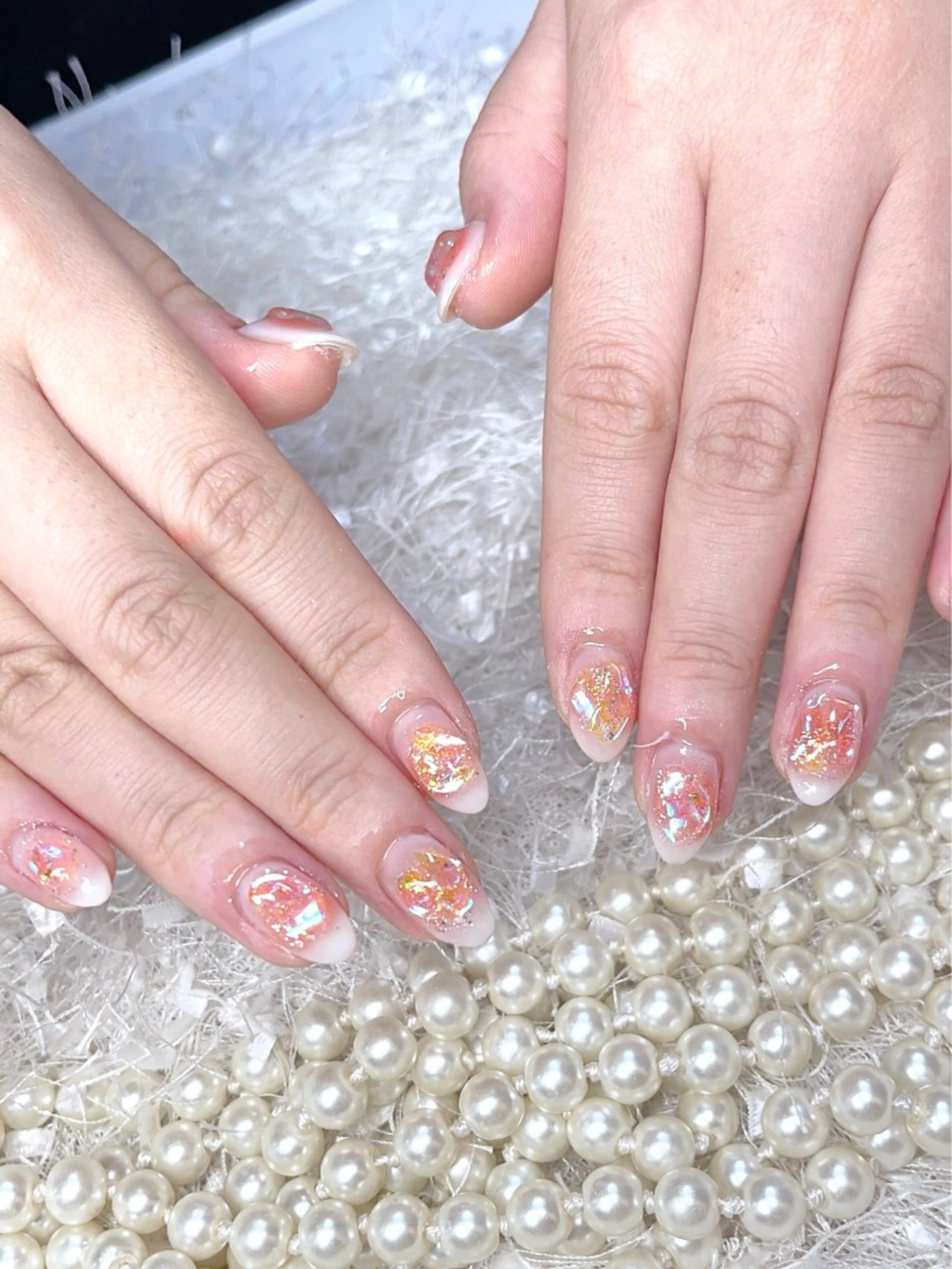 ネイル ハンドネイル 🦋y y Nail 🤍のネイルデザイン