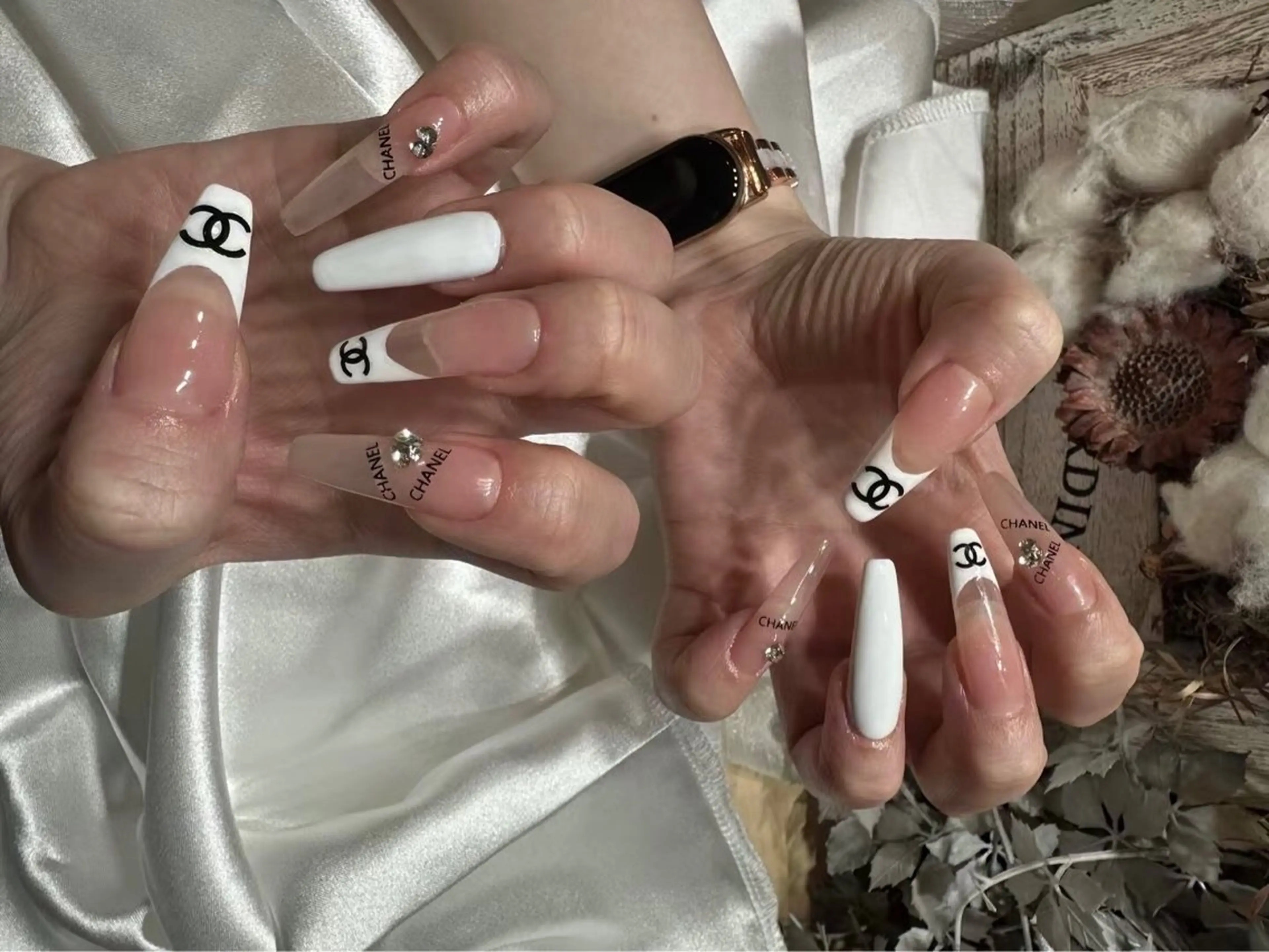 ネイル アートネイル フットネイル フレンチネイル ジェルネイル マグネットネイル My nail所属・babarla Nailのネイルデザイン