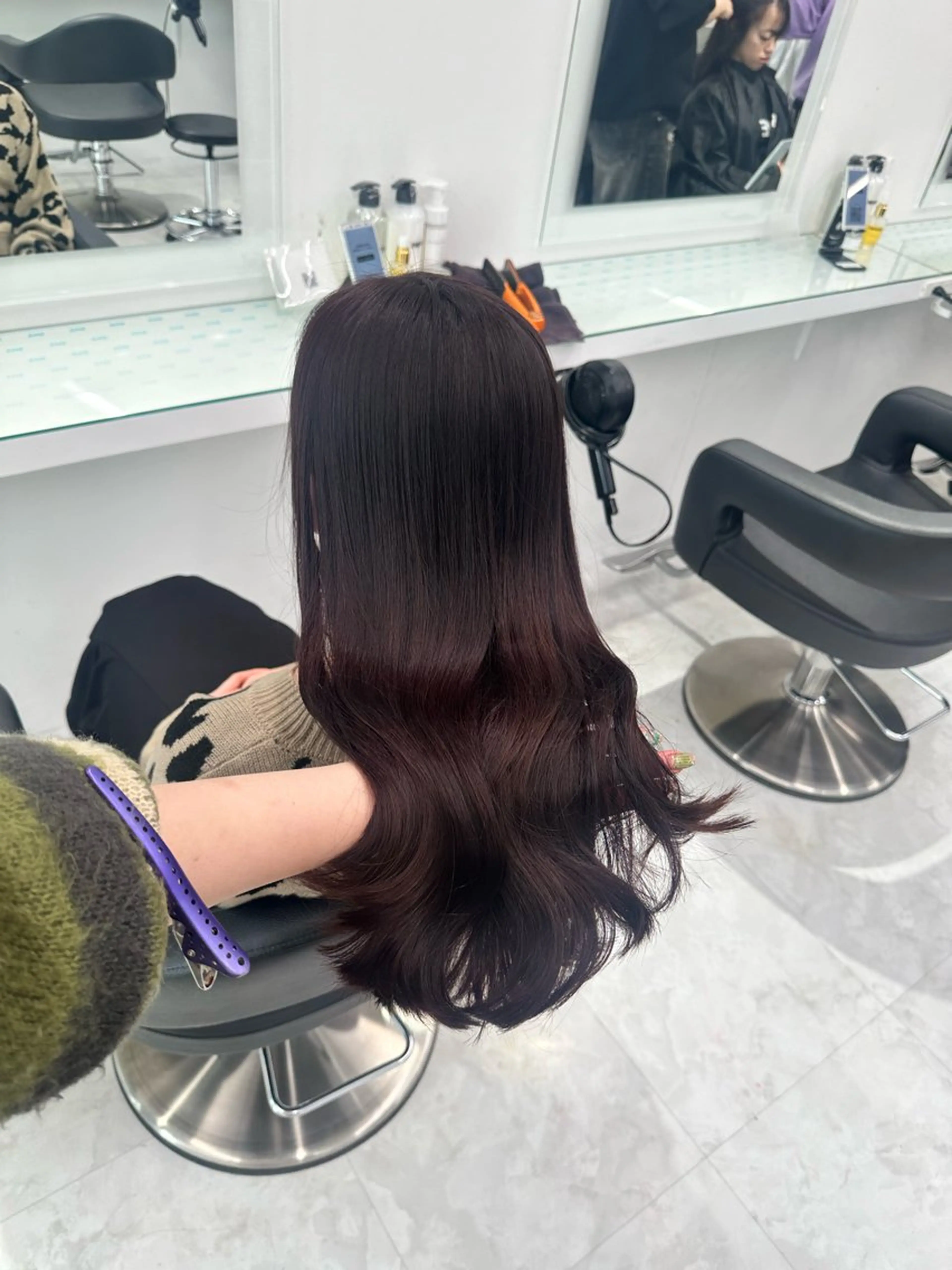 カラー マンツーマン/原宿/ 透明感カラー⭐️のヘアスタイル