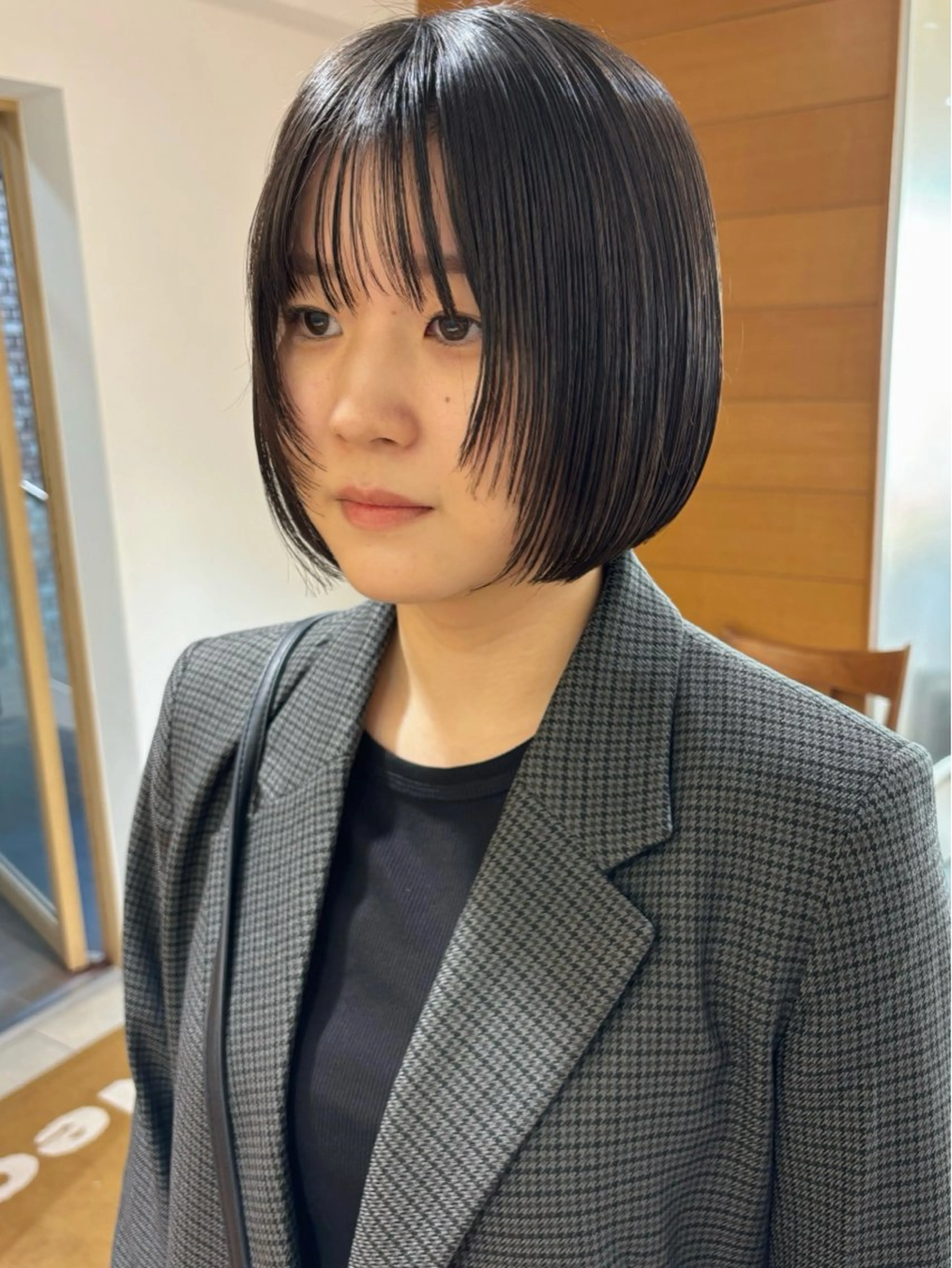 ショート カット 縮毛矯正 齋藤 咲のヘアスタイル