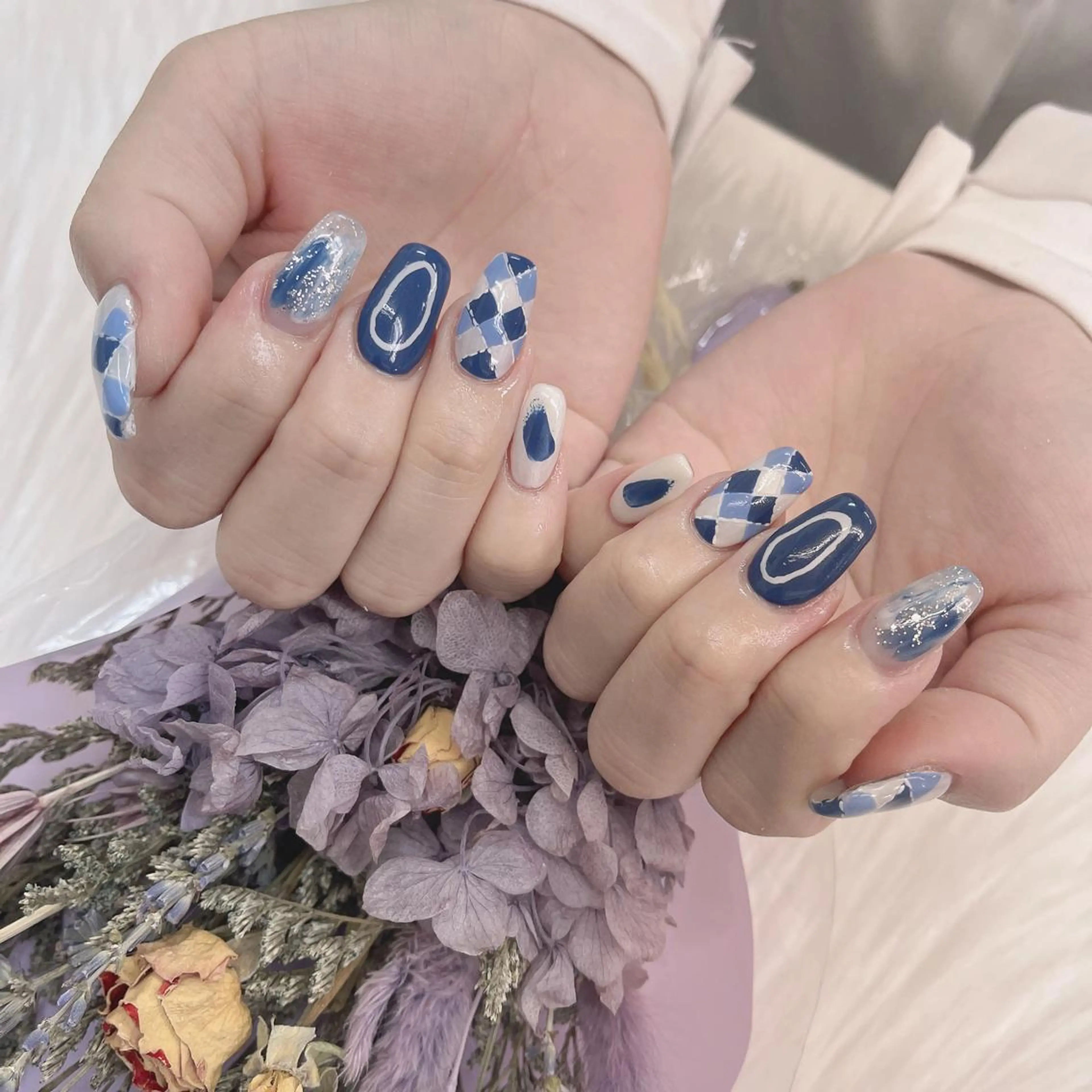 ネイル 🦋ネイルサロン ブラン🌈ゆりのネイルデザイン