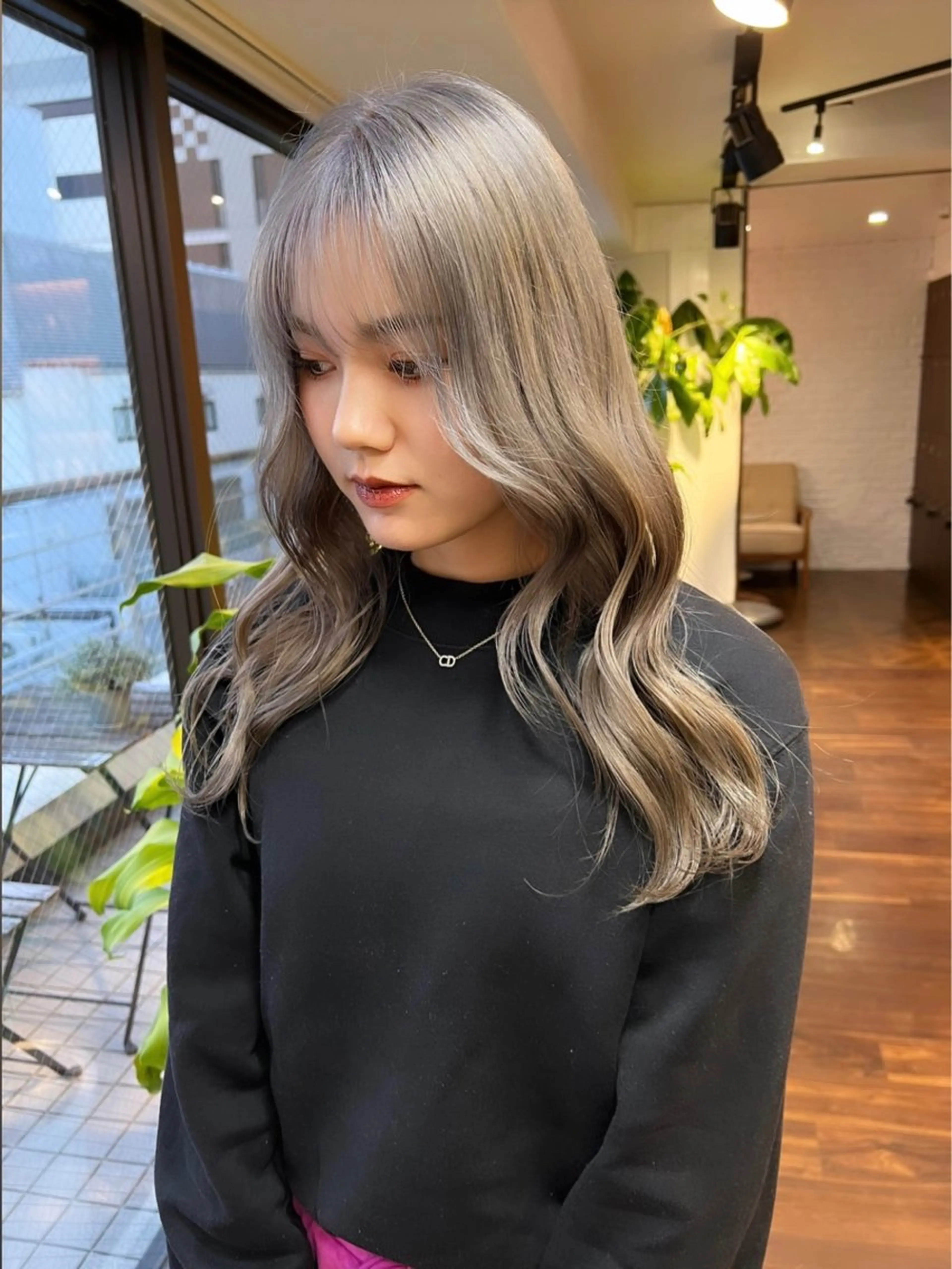 ロング カラー ブリーチ ケアブリーチ 透明感カラー デザインカラー ダブルカラー nendo_hair所属・ハイトーン/ボブ 🎀sonokaのヘアスタイル