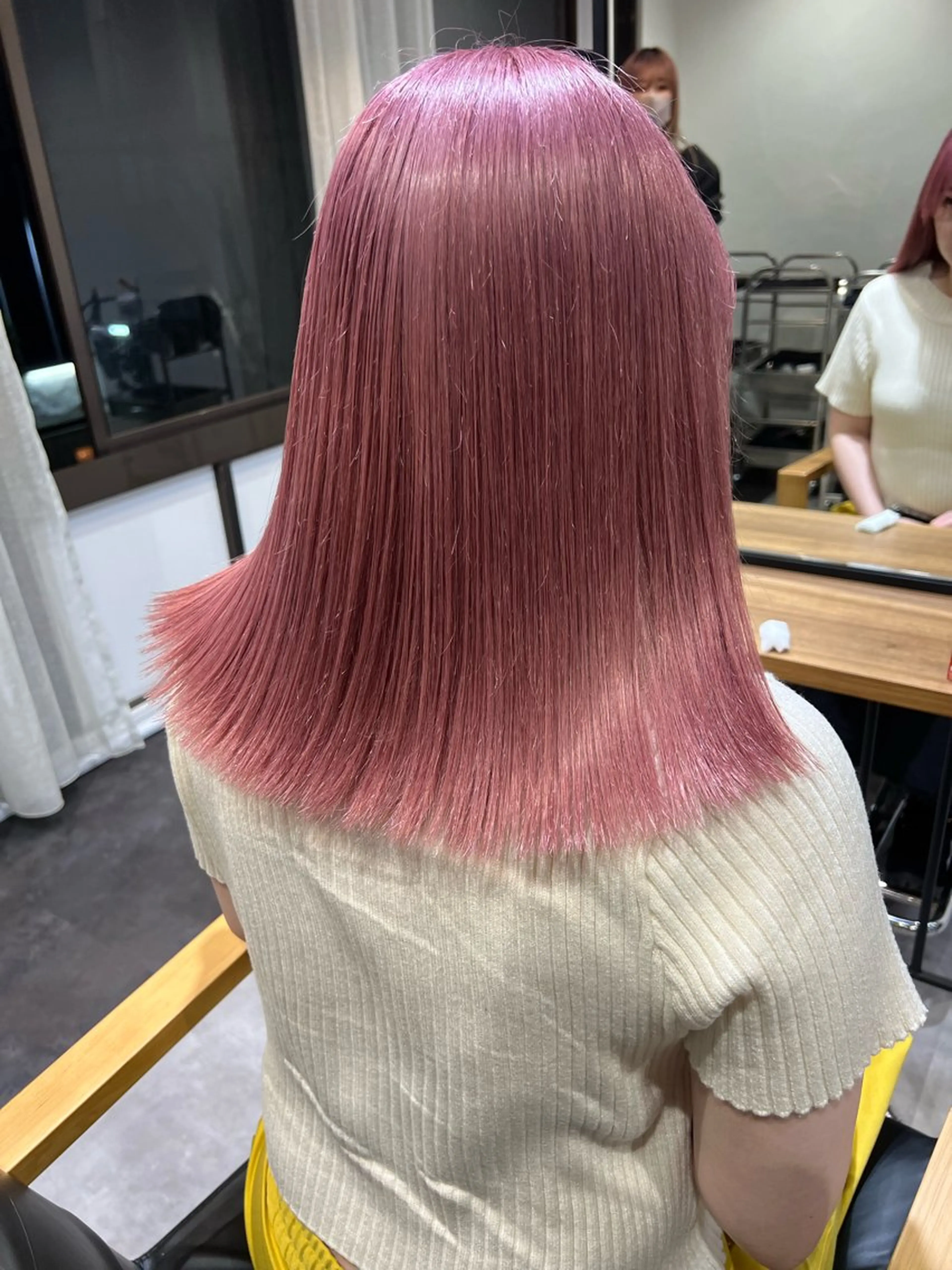 セミロング カラー ヘアカラー トリートメント ダブルカラー🩰 CHIHIRO👒のヘアスタイル