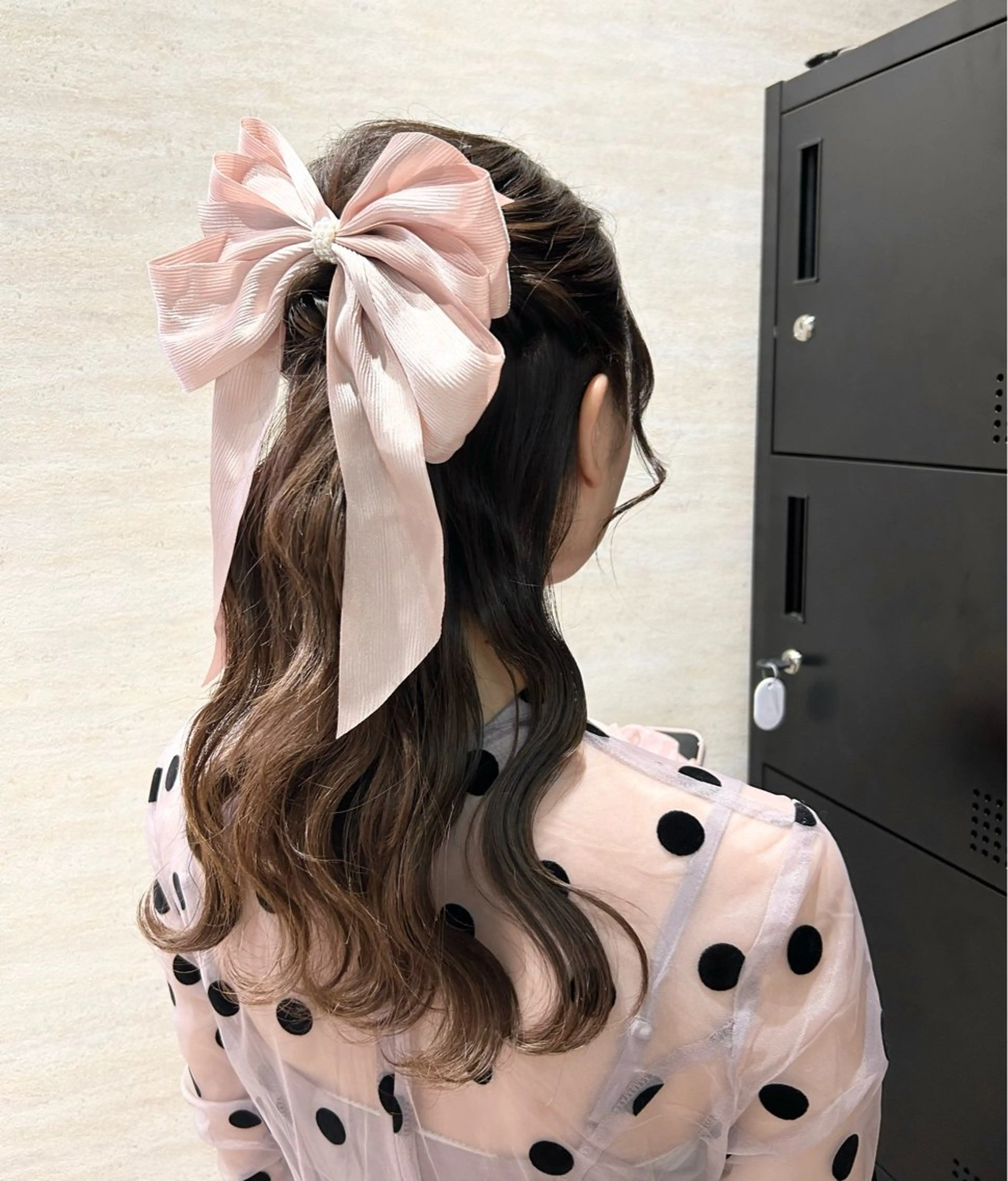 ヘアアレンジ ハーフアップ 🦋‪NANA🦋‪ /韓国風/束感まつ毛のマツエク・マツパデザイン