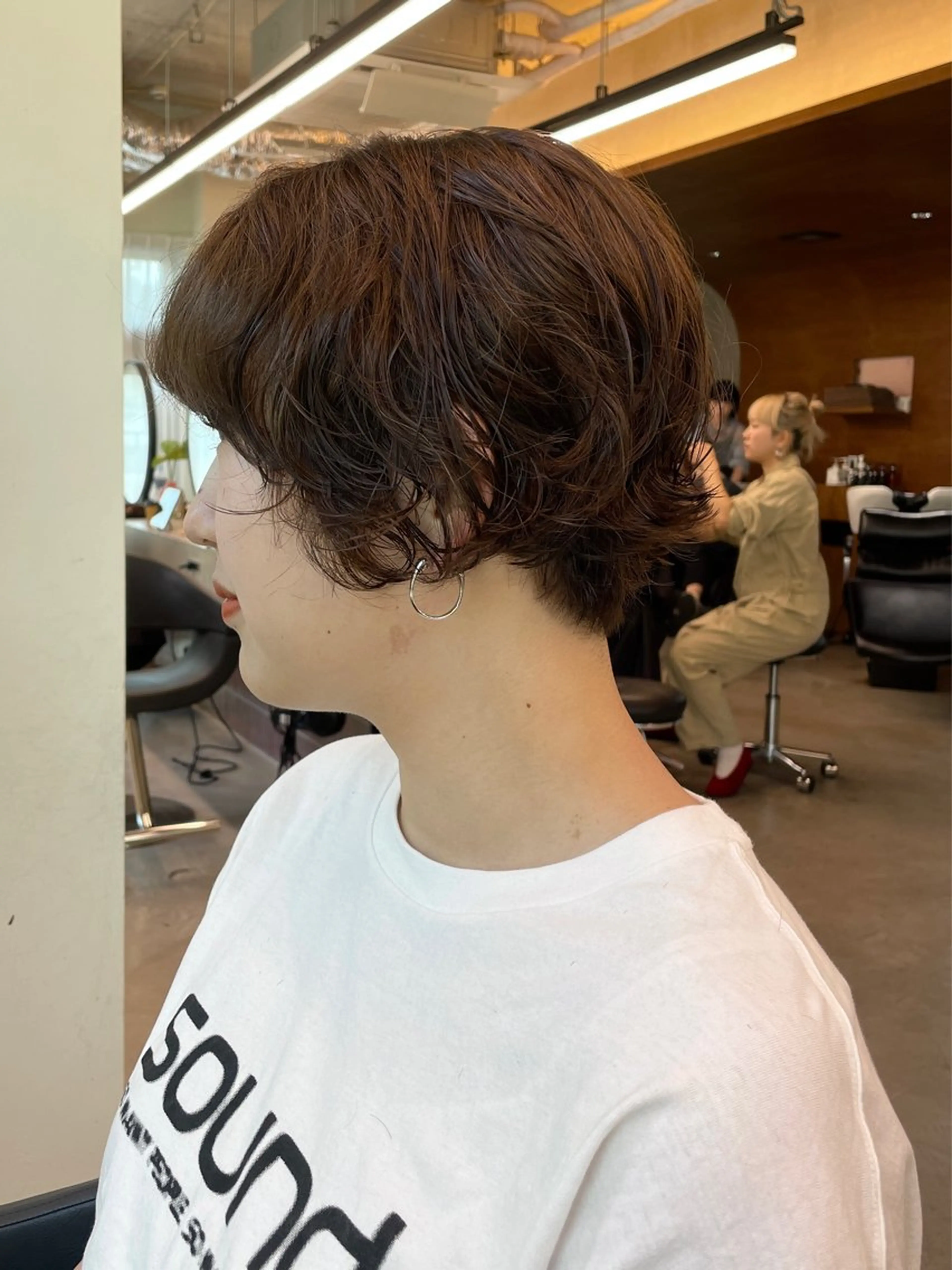 ショート くせ毛 ショートヘア siki côoper所属・カットモデル募集 横浜美容室/hanaのヘアスタイル