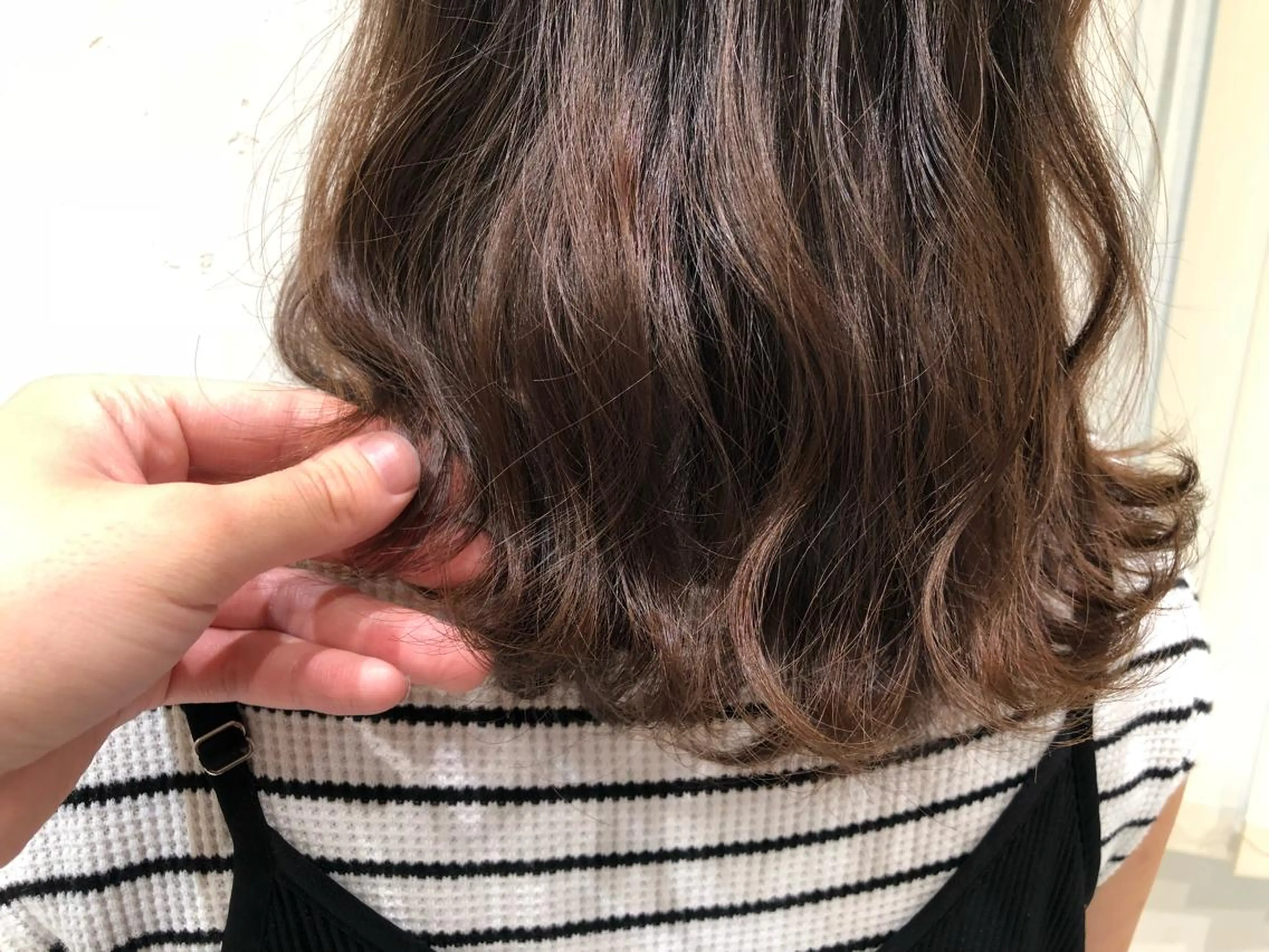 ミディアム カラー 韓国風デザイン 💐MIZUKI💐のヘアスタイル