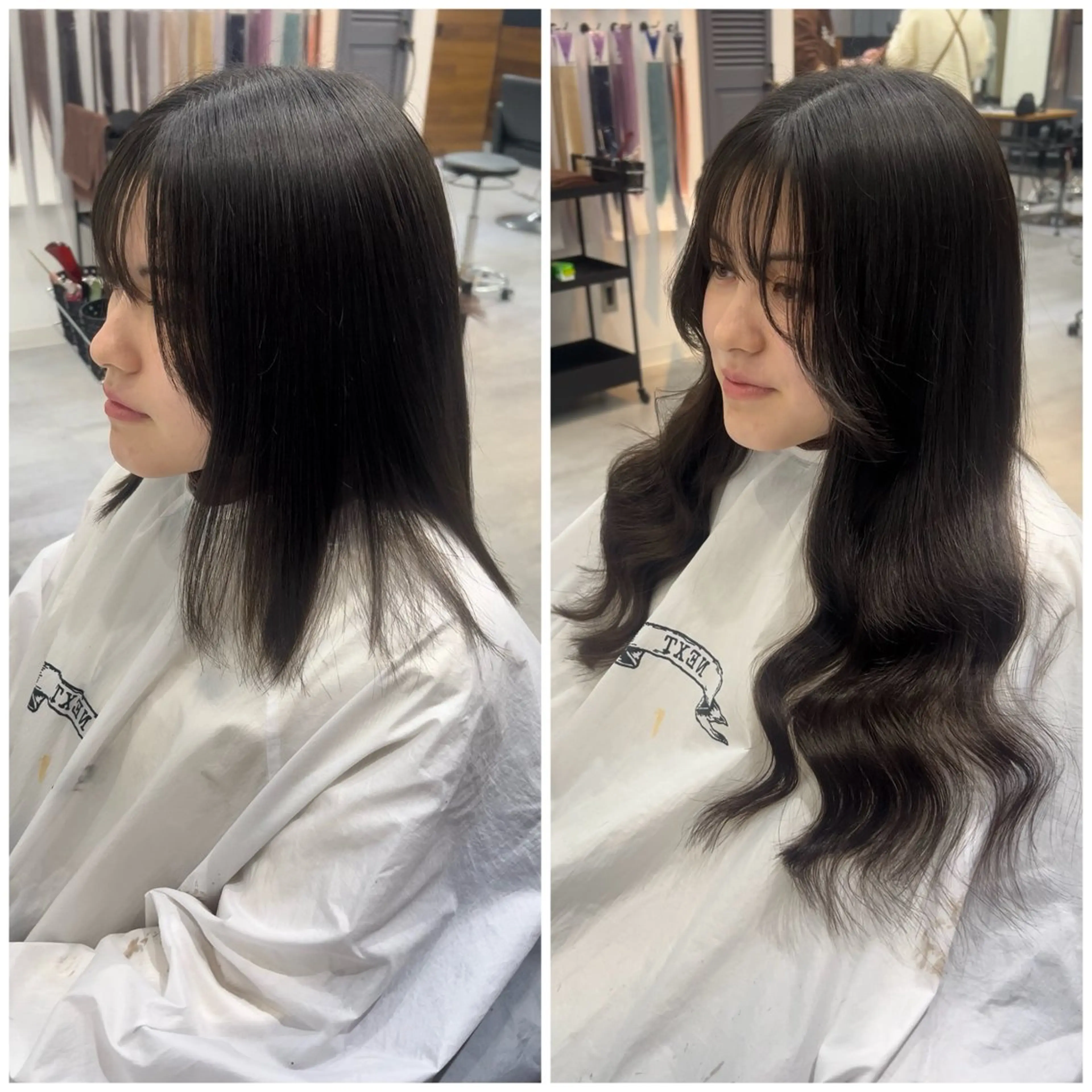 ロング カラー シールエクステ エクステ ロング カットモデル募集 八王子/kyocoのヘアスタイル