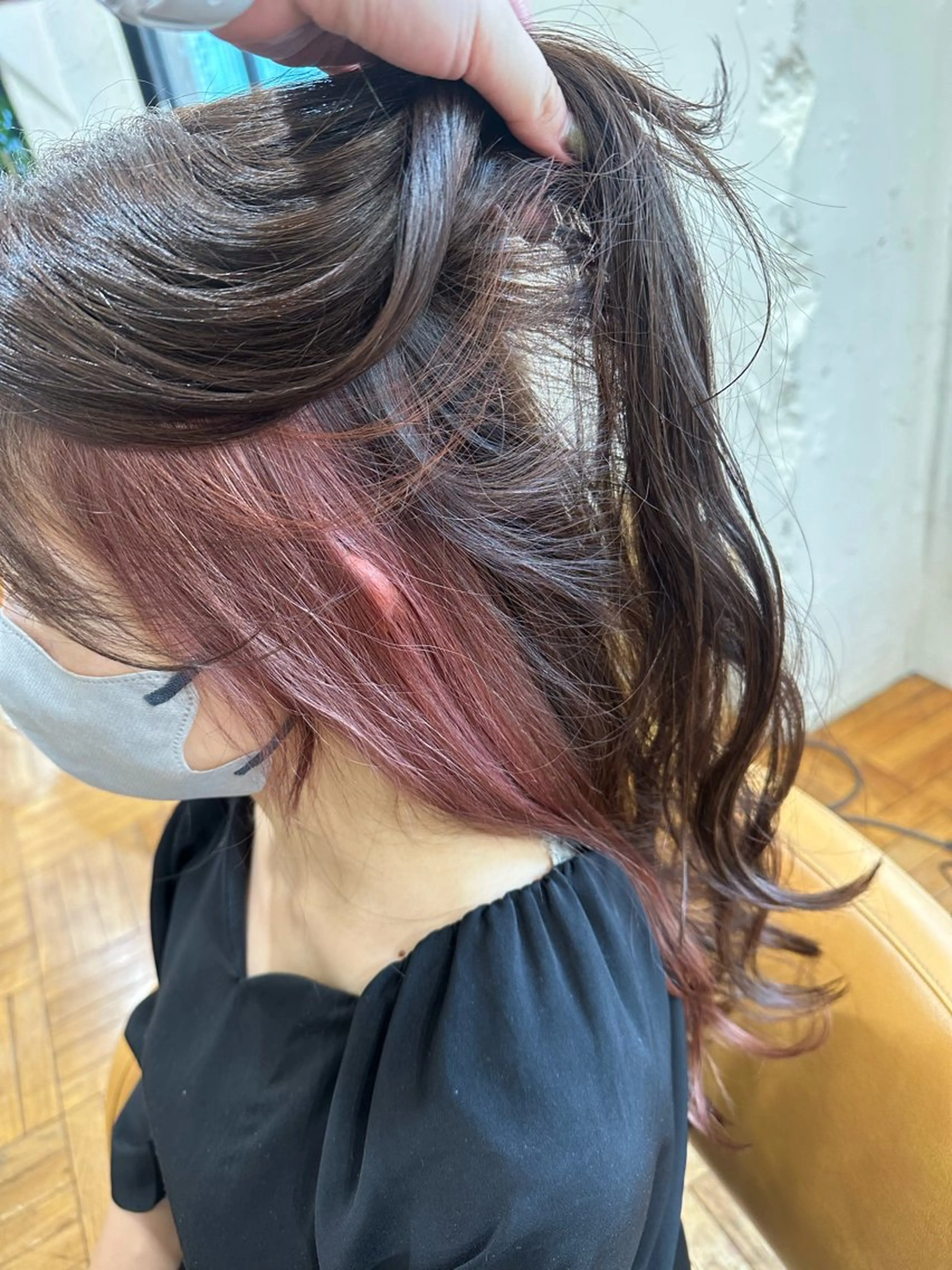ロング ヘアカラー オブヘア所属・銀座／ るかのヘアスタイル