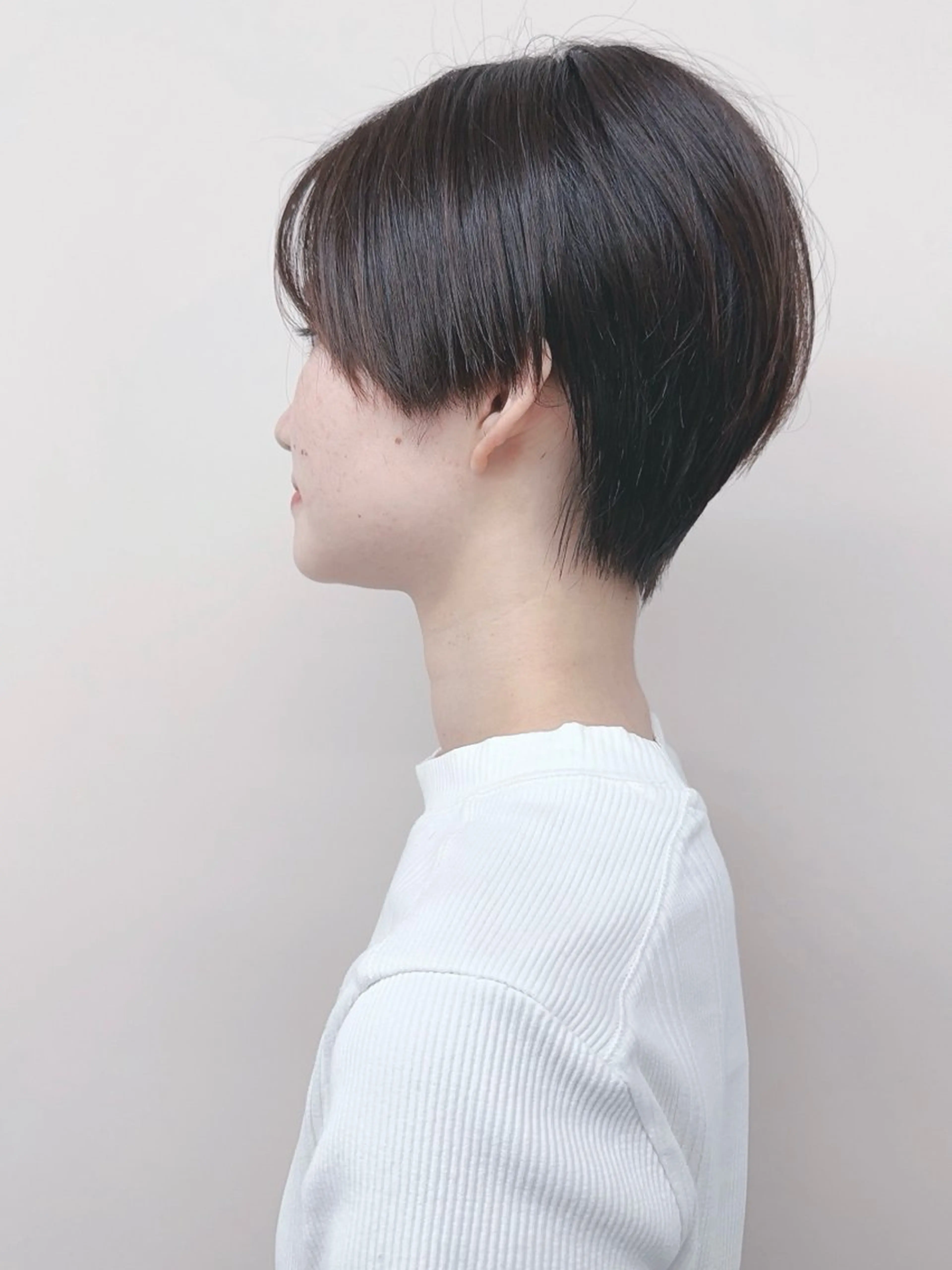 ショート カット トリートメント ヘッドスパ パーマボブ/丸みボブ /くせ毛/とういのヘアスタイル