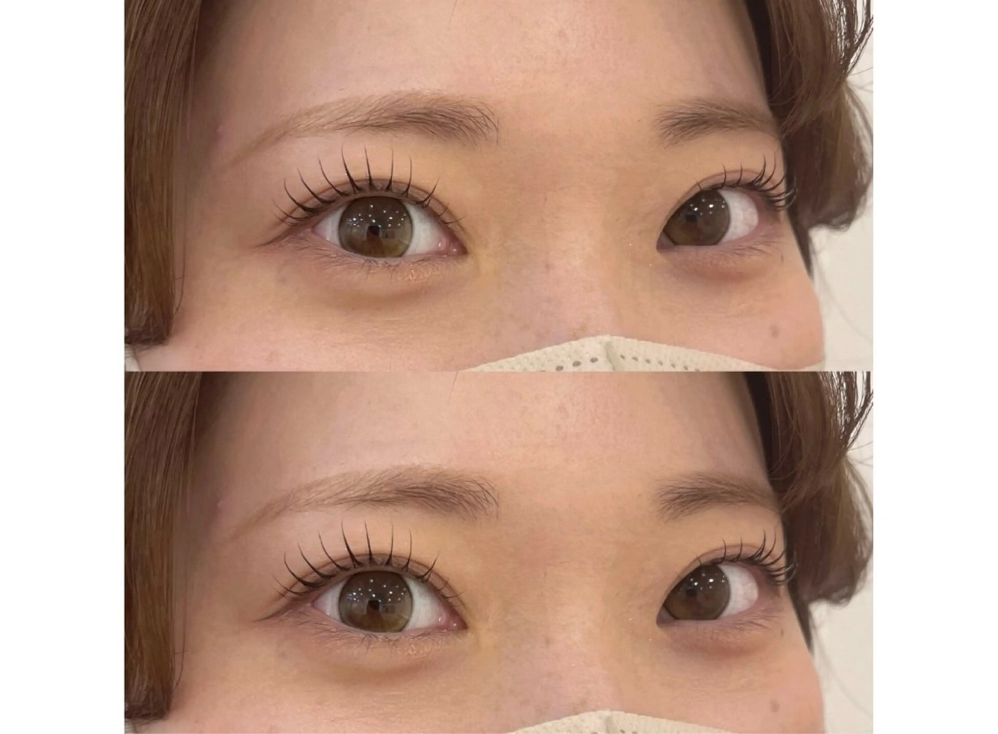 マツエク・マツパ バインドロック 束感まつ毛 フラットラッシュ ナチュラル パリジェンヌラッシュリフト マツエク YK 美学院のネイルデザイン
