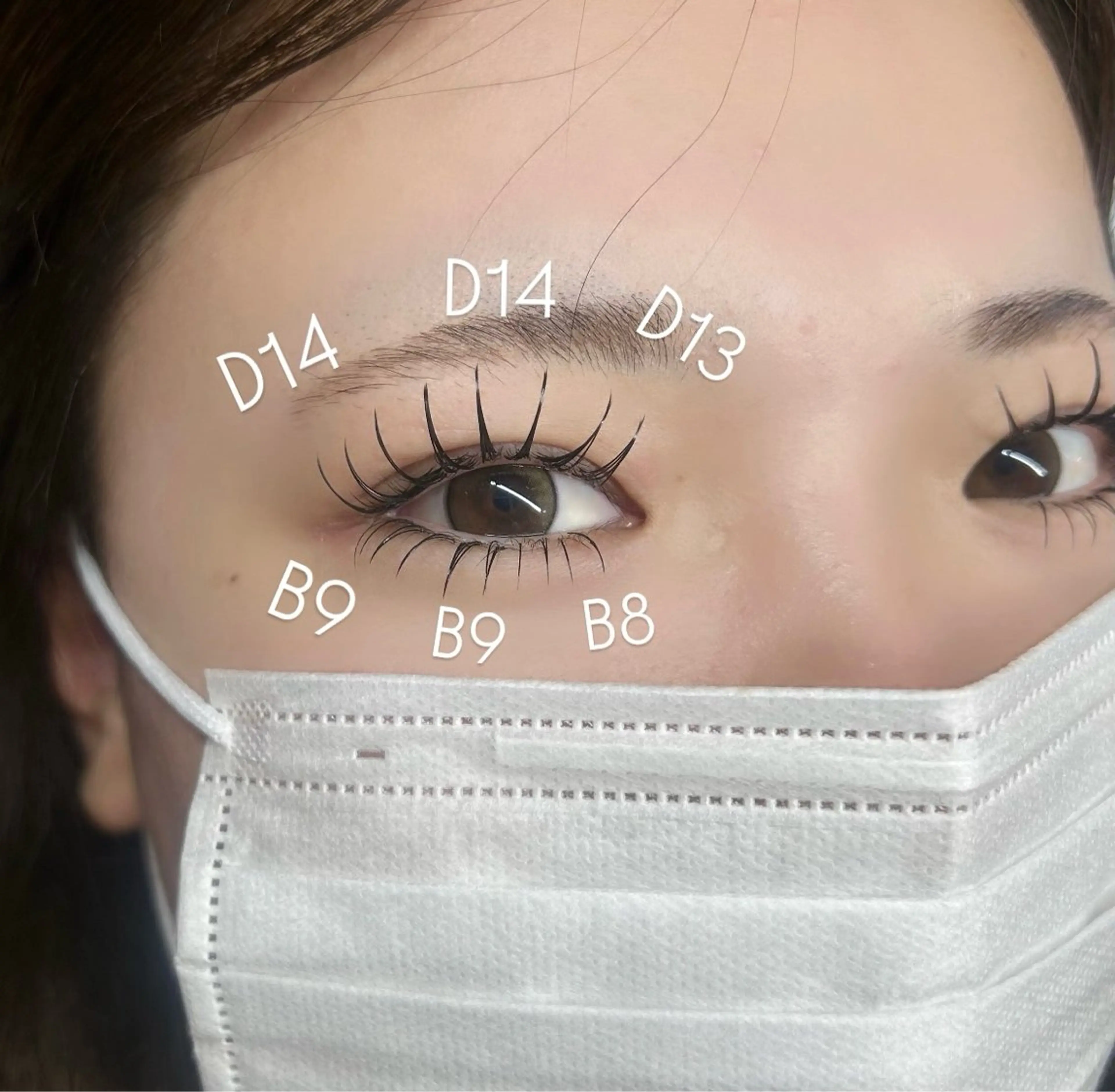 上下マツエクつけ放題🤍160本保証♡組み合わせ自由の写真