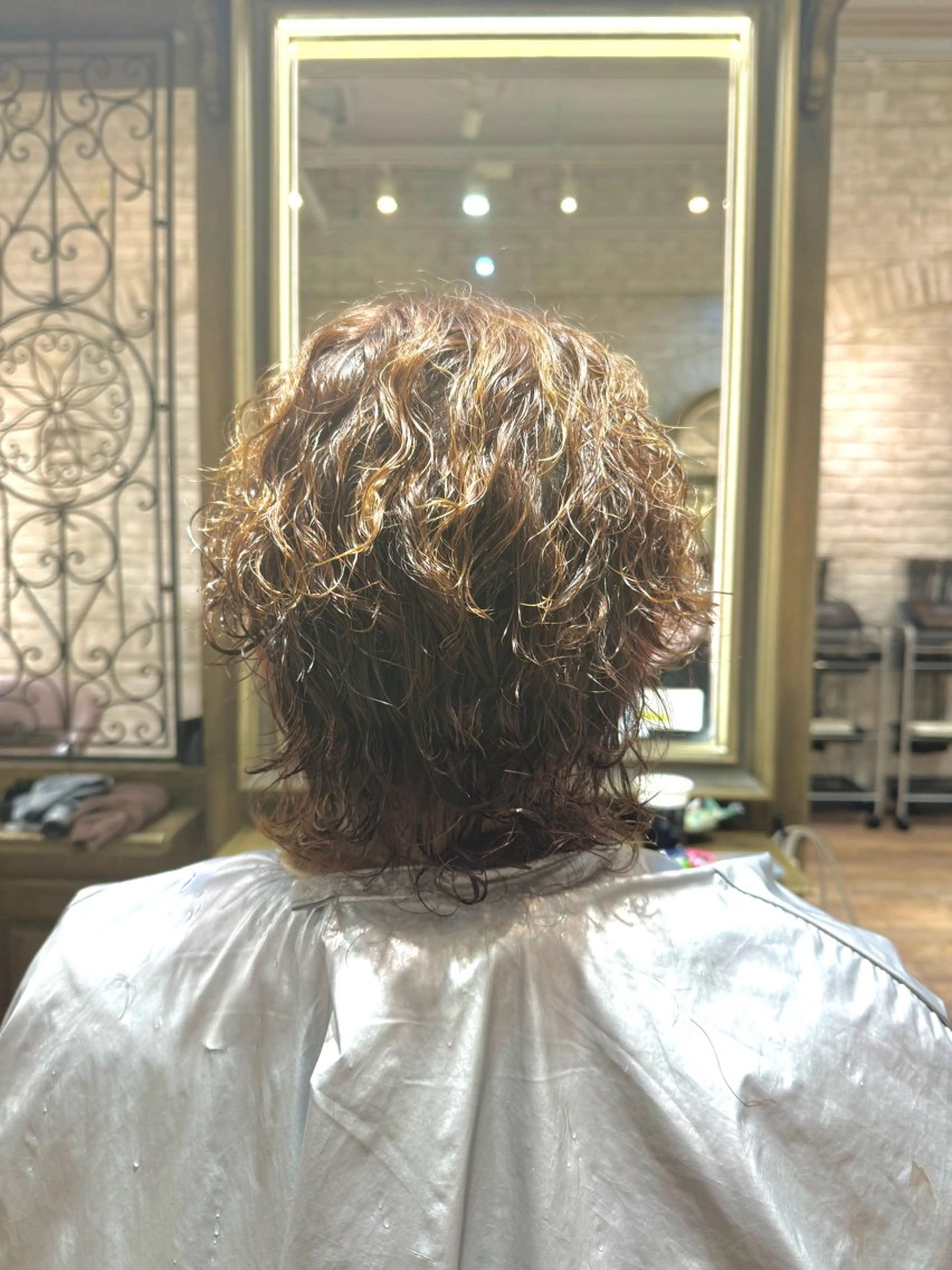 パーマ メンズ メンズウルフカット ウルフカット cloe仙台🫧 ツバサ💎🪞💙のヘアスタイル
