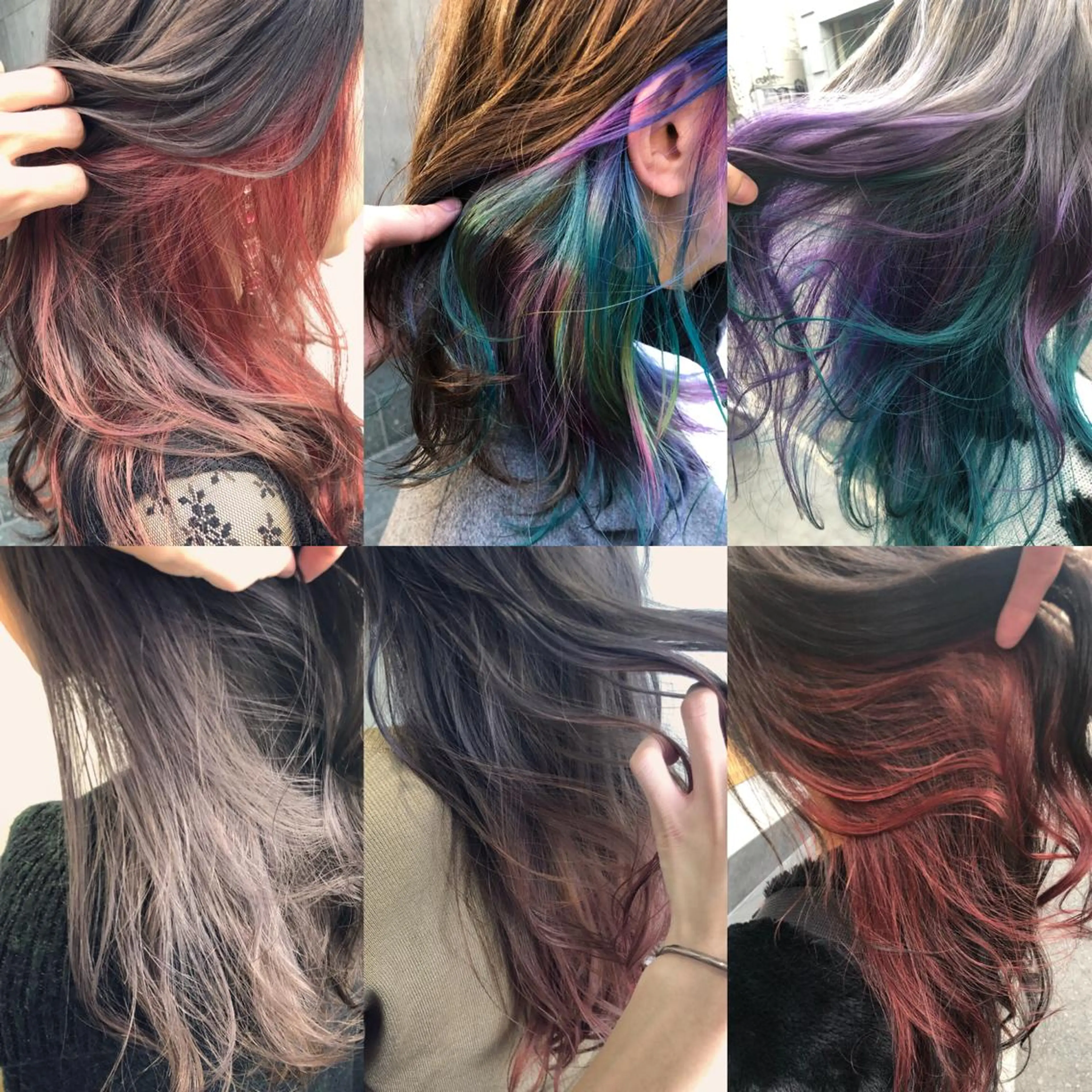 ミディアム カラー デザインカラー 原宿サロン代表 デザインカラー伊藤卓のヘアスタイル