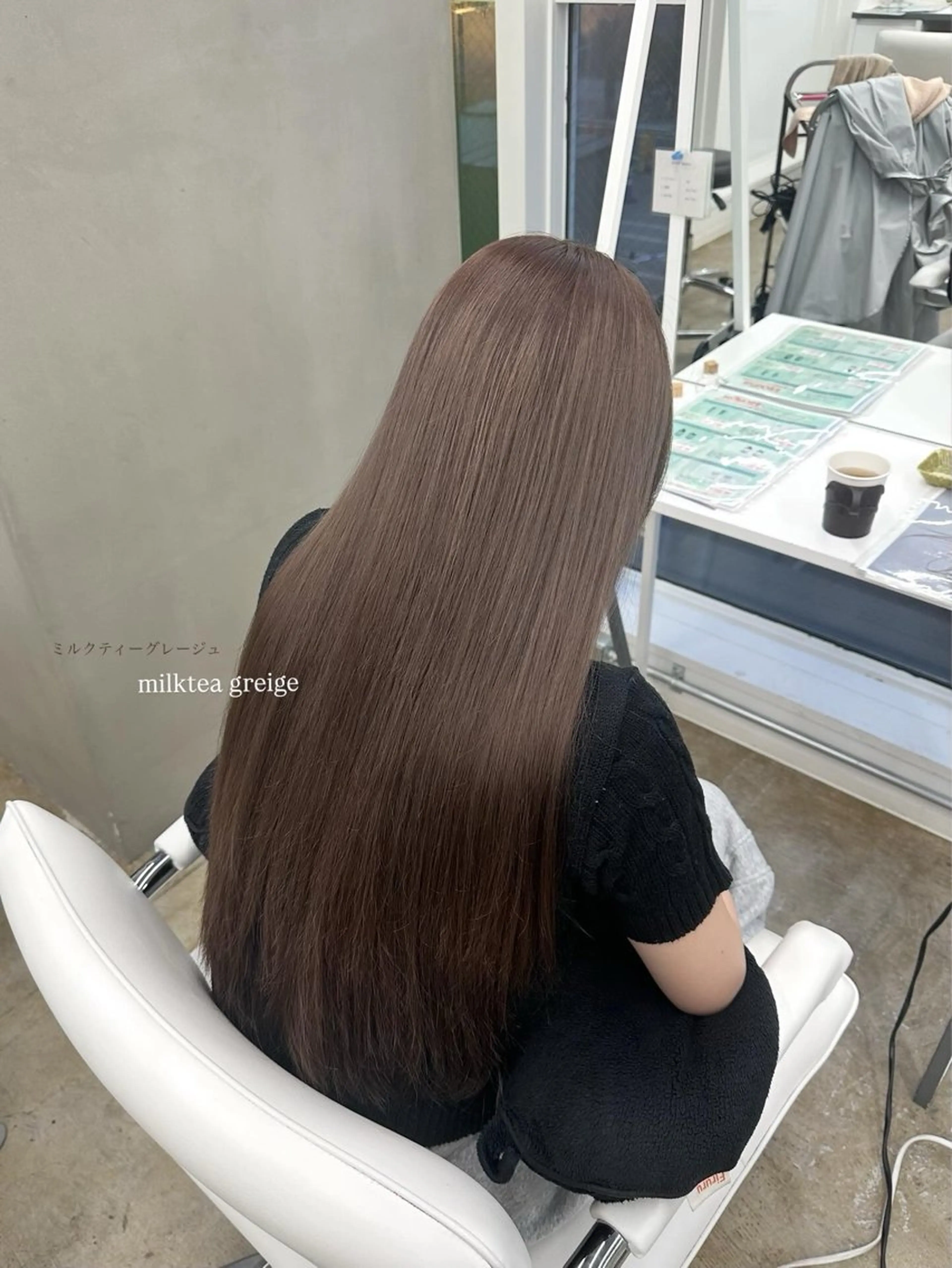 ロング カラー ヘアカラー トリートメント jjeno所属・aisa 札幌カラーモデル🎀のヘアスタイル