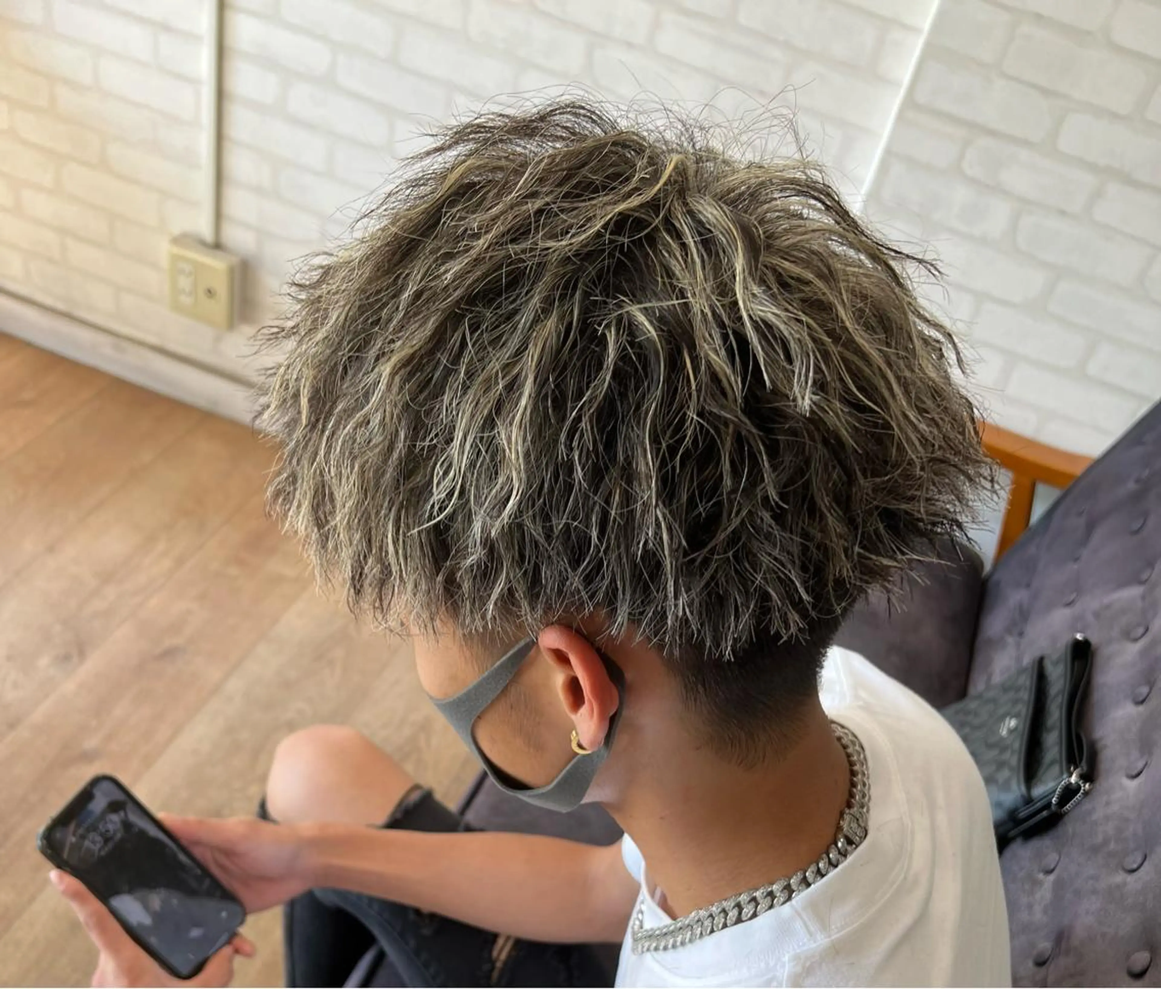ショート パーマ メンズ メンズパーマ メンズツイストパーマ ツイストパーマ men's  by  cocoterrace所属・込山 来実 | メンズのヘアスタイル