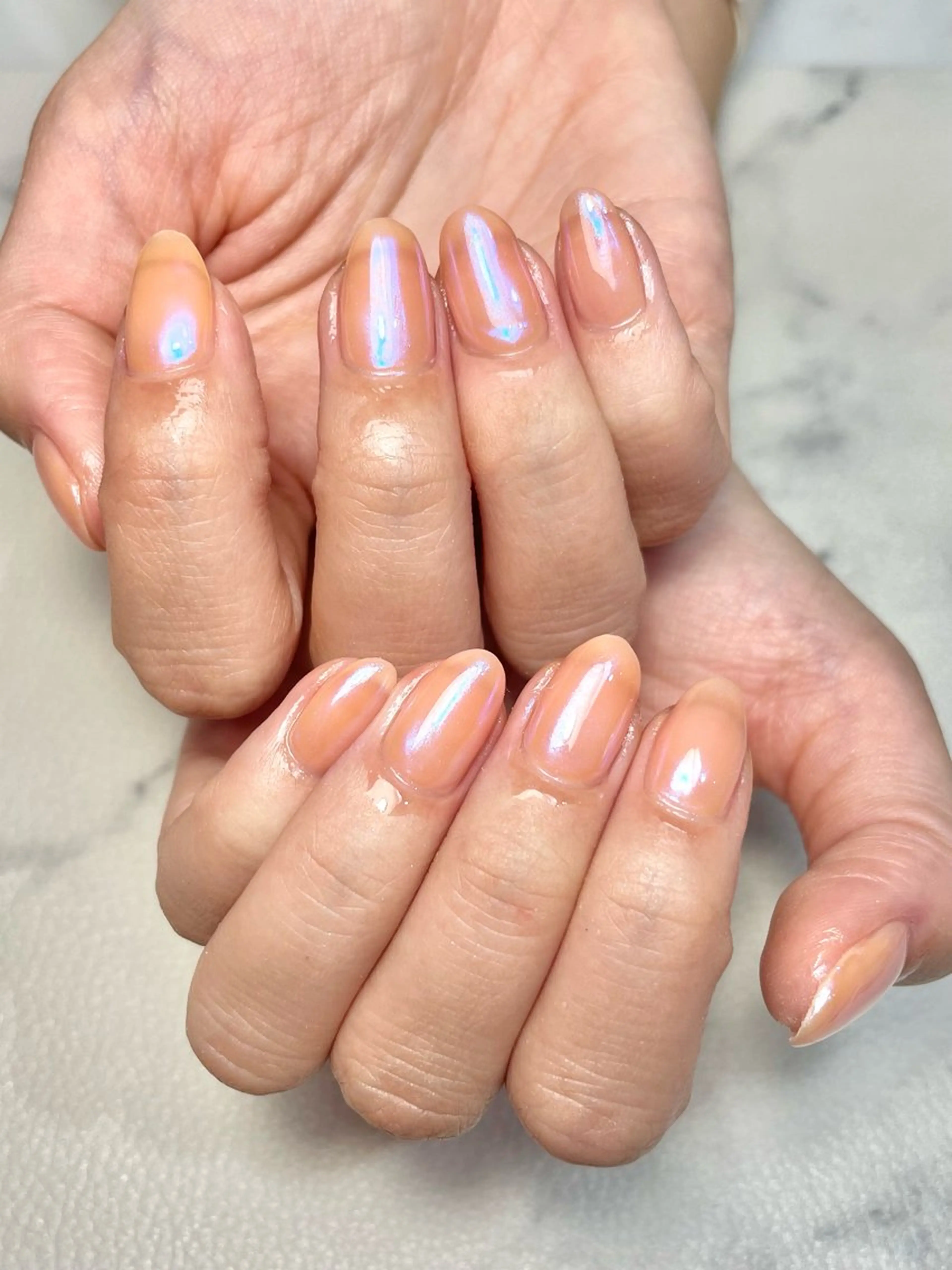 ネイル オーロラネイル ハンドネイル 堀内 美里のネイルデザイン