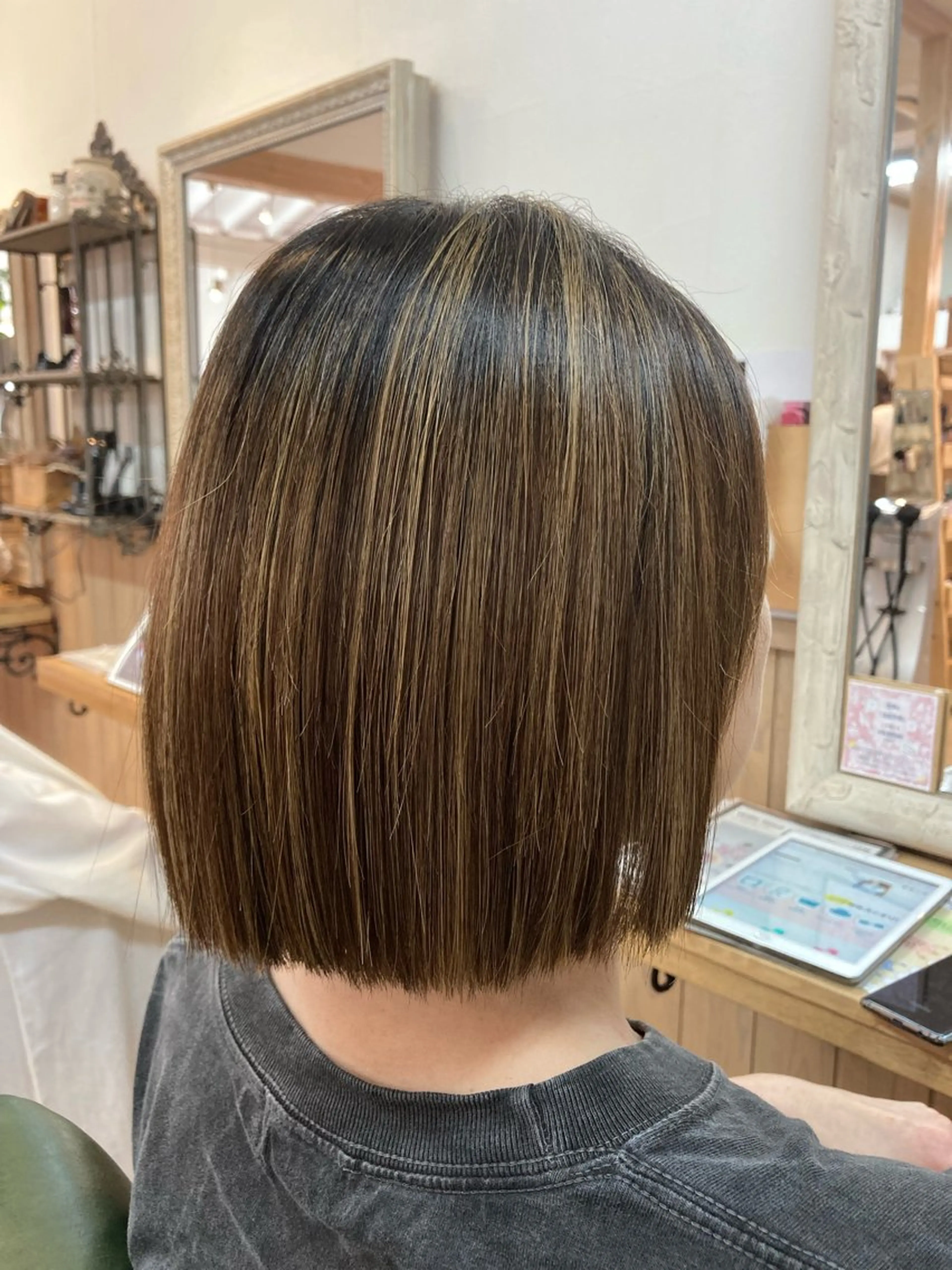 ショート ハイライト 林 エリのヘアスタイル