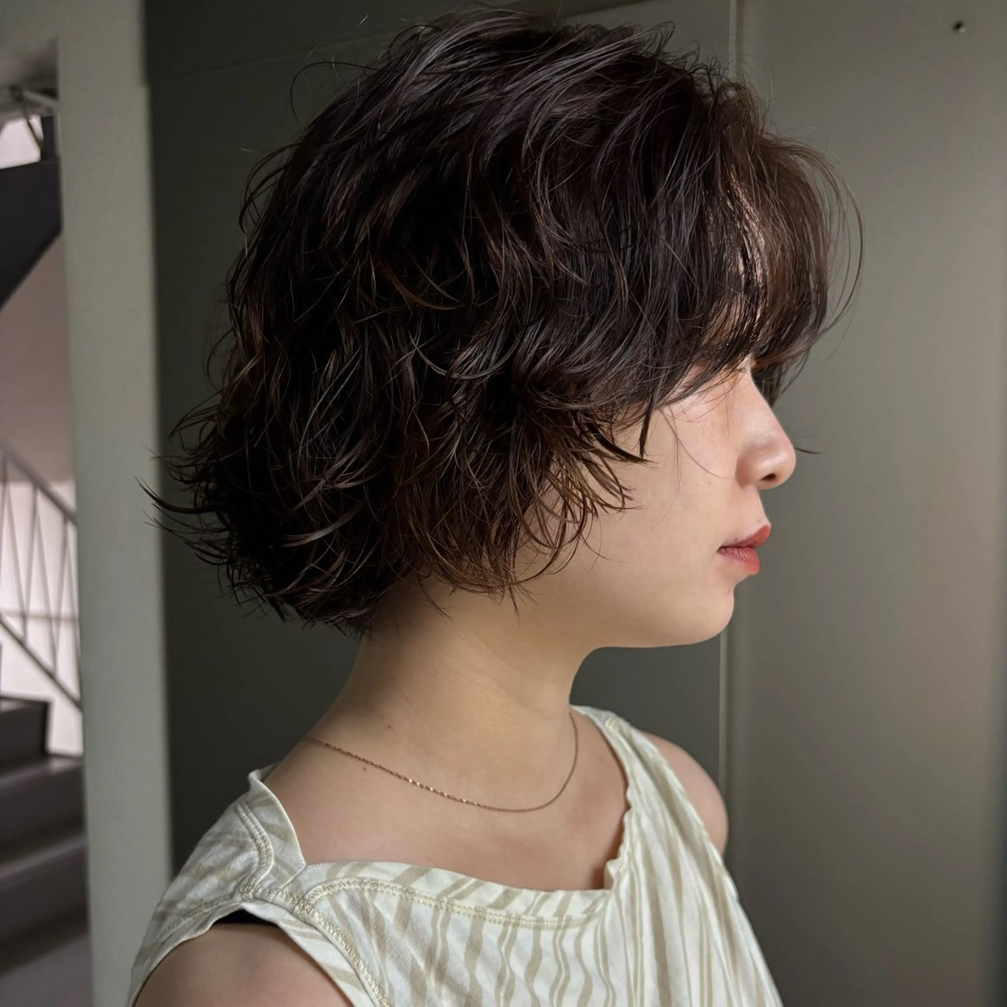ショート パーマ カット パーマ パーマ/ボブ 似合わせヘア/ショウのヘアスタイル