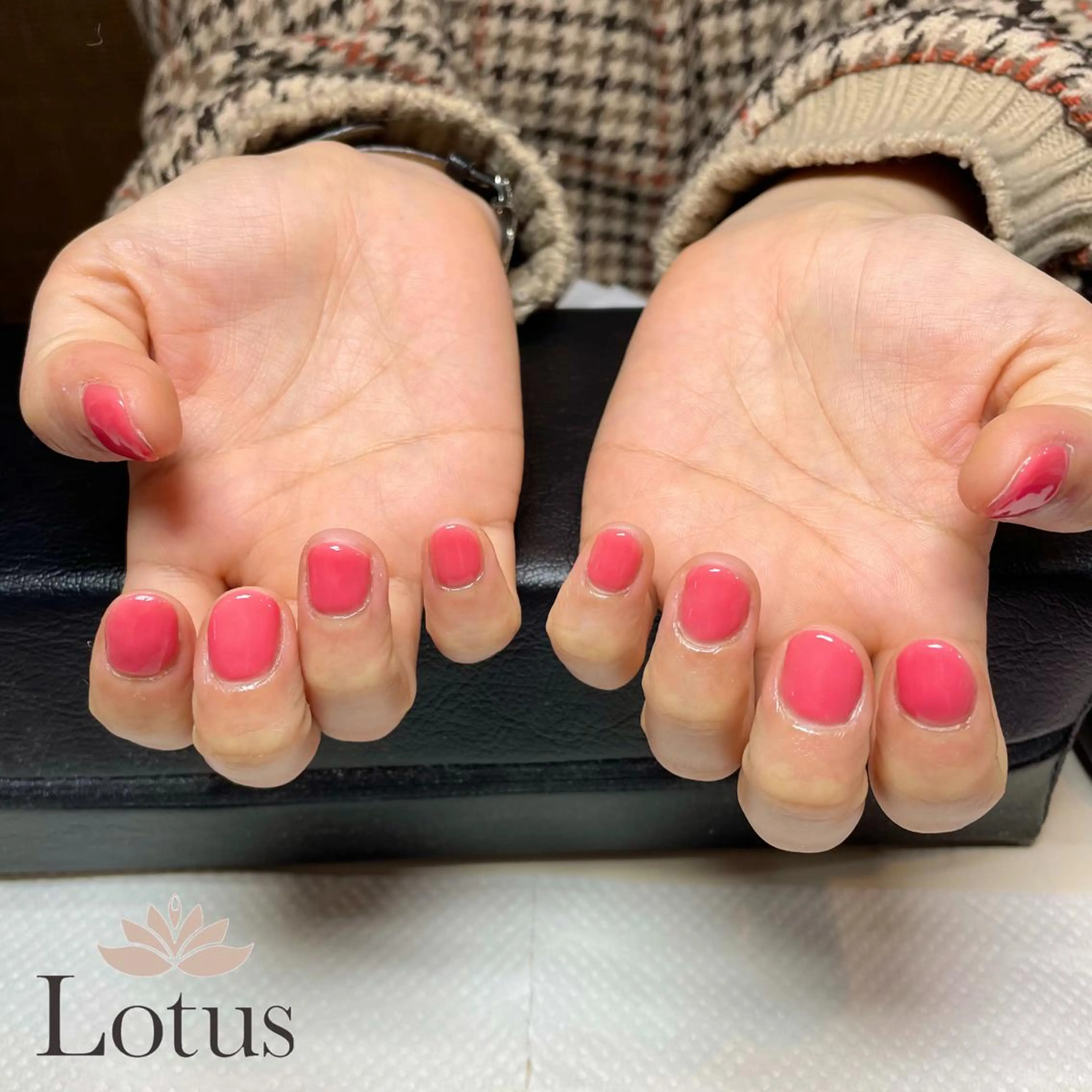 ネイル ワンカラーネイル ♡Lotus 吉澤【パラジェル有】のネイルデザイン