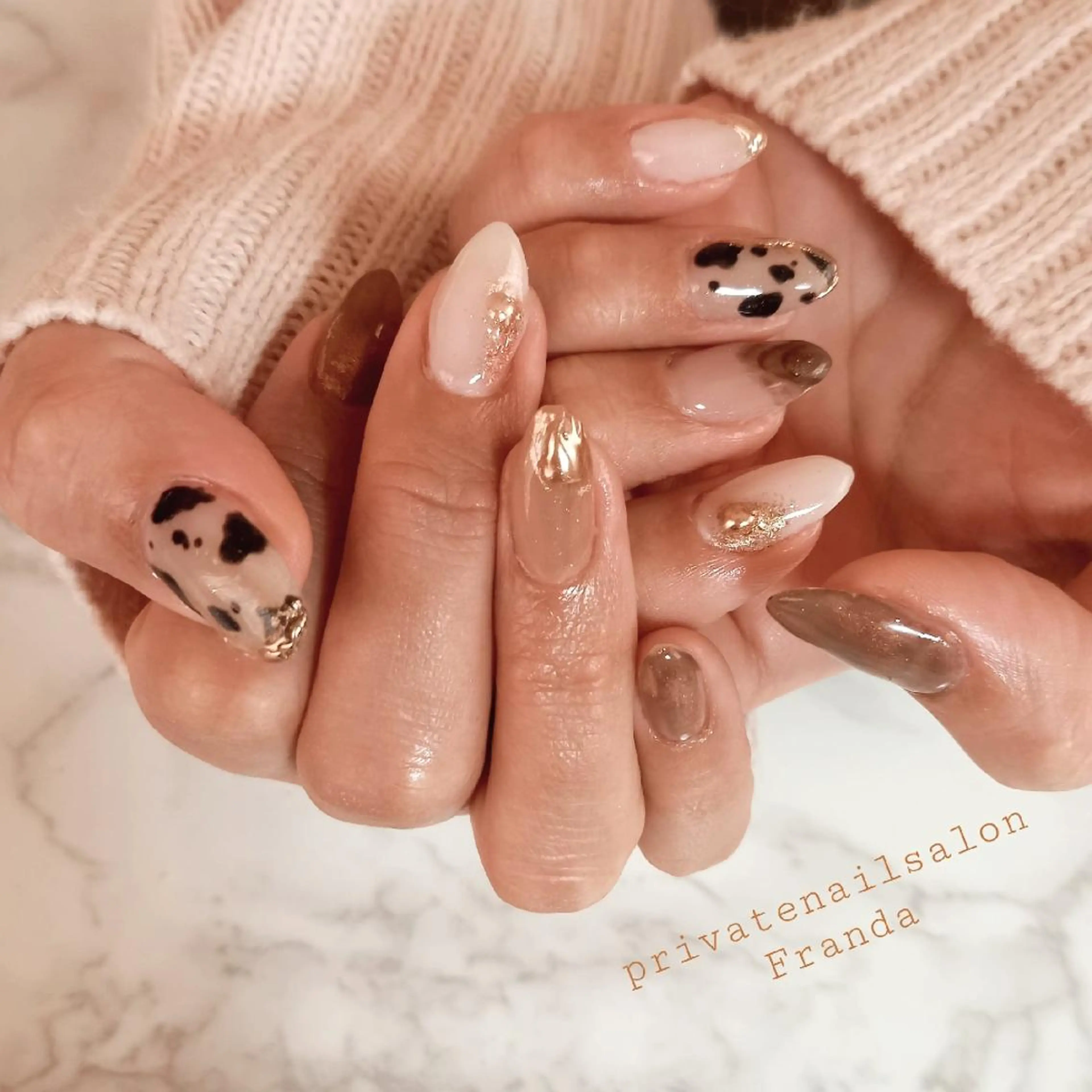 ネイル ニュアンスネイル Franda ✾のネイルデザイン