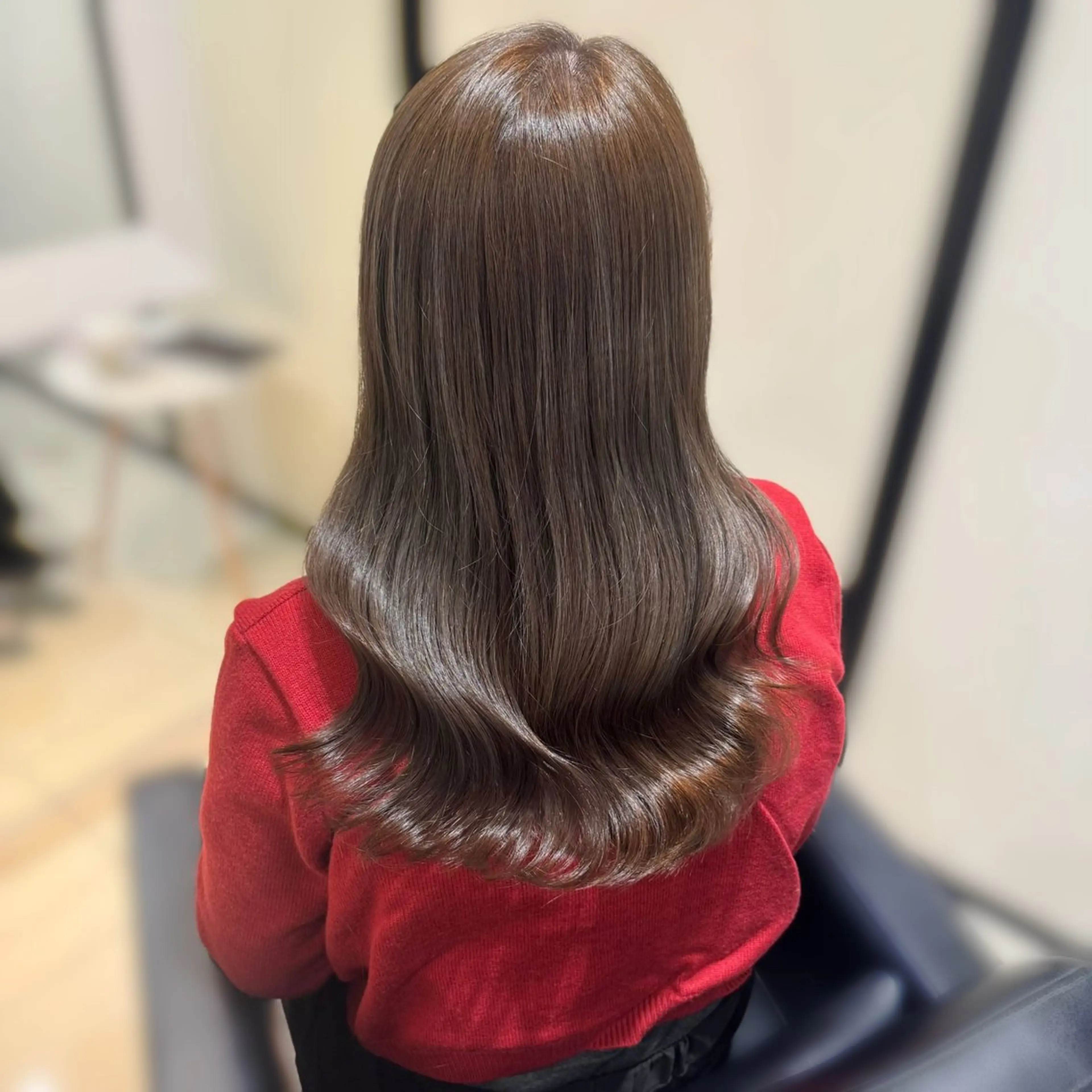ロング カラー カット ヘアカラー トリートメント kana ブリーチなしカラー✨のヘアスタイル