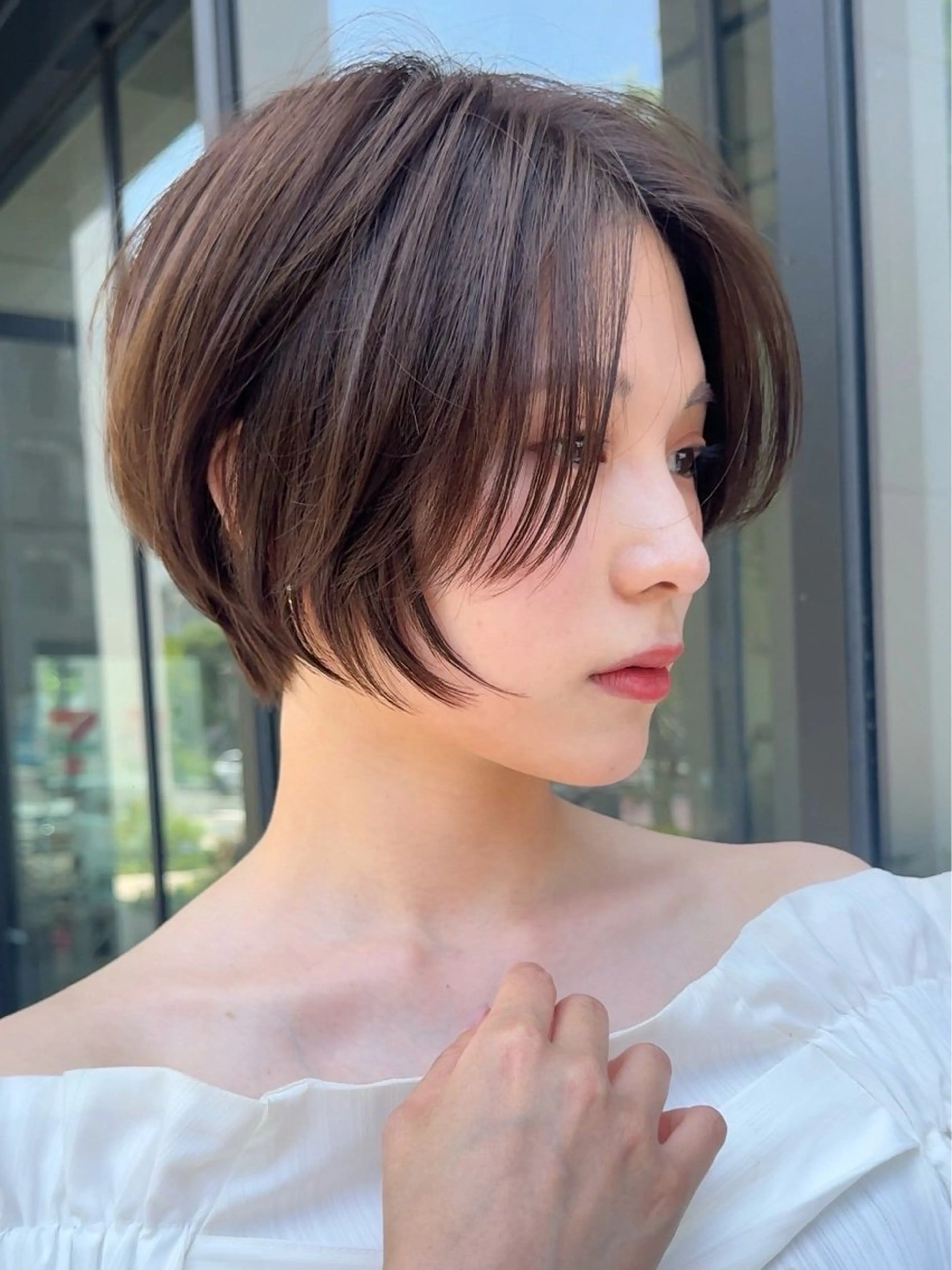 ロング カラー カット ヘアカラー トリートメント ✂️ショート・ボブ Lond　Bloomのヘアスタイル