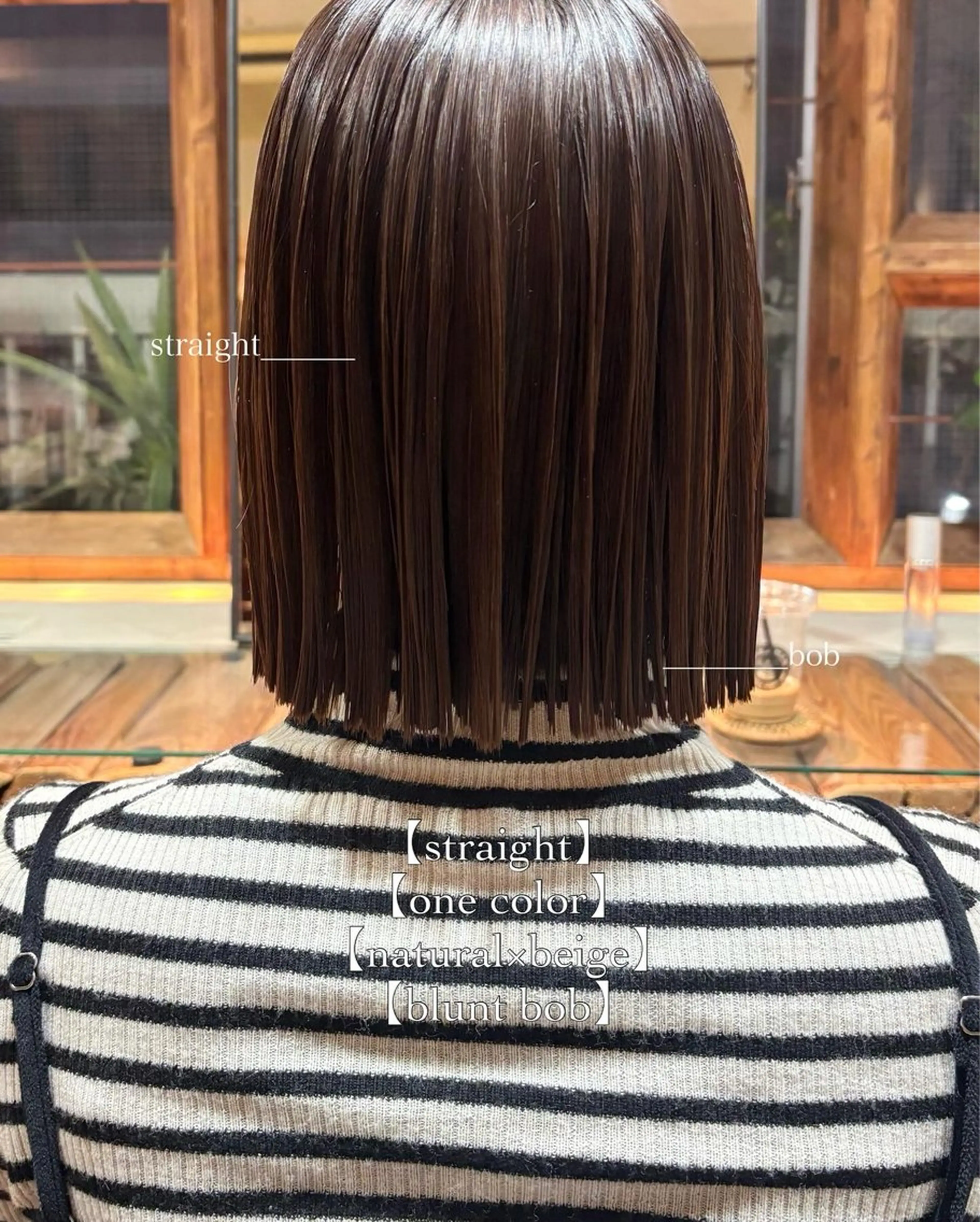 ミディアム カット ヘアカラー 縮毛矯正 ⌇透明感color 🌺ᴍᴇɢᴜᴍɪ ⌇のヘアスタイル