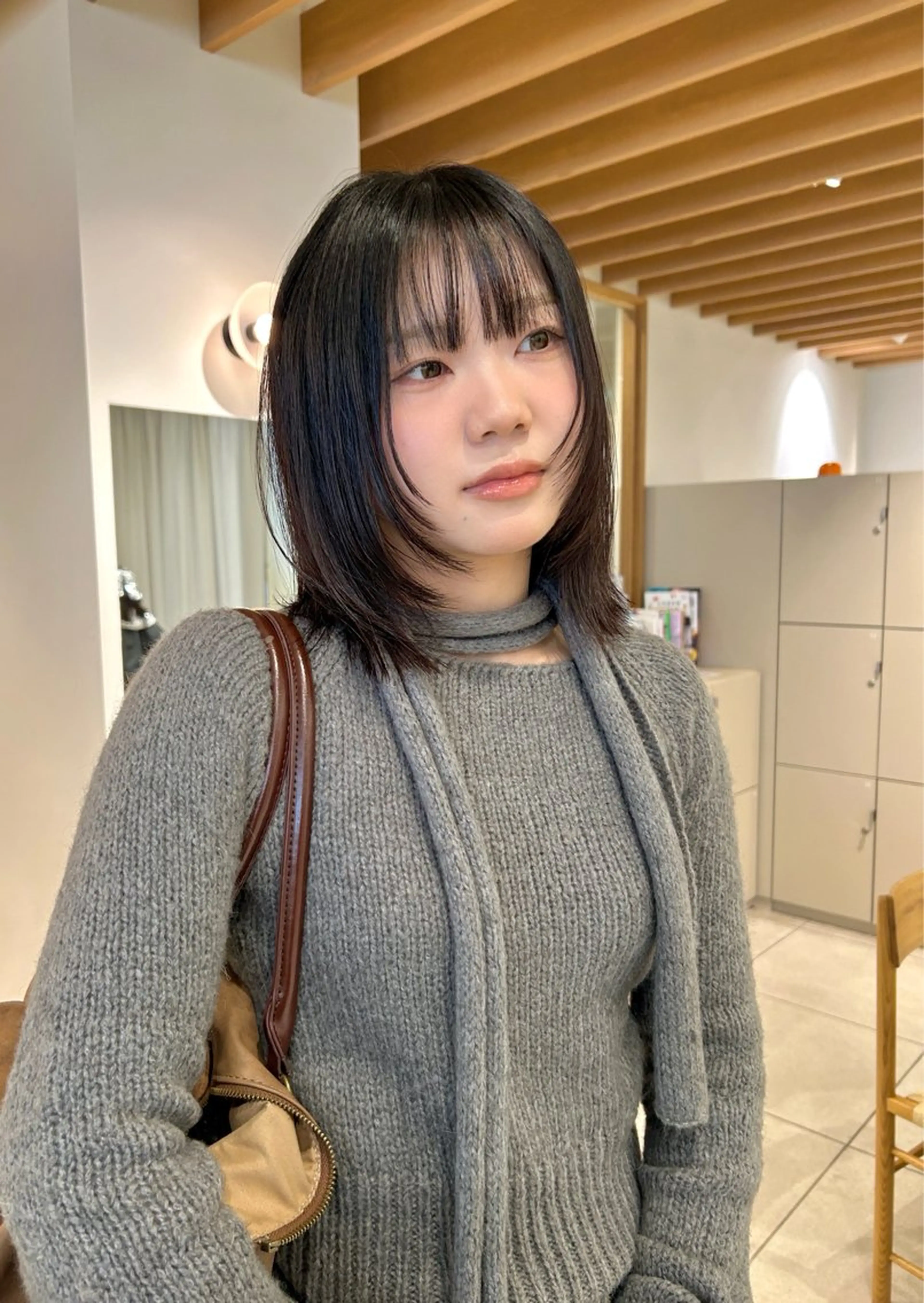 ミディアム レイヤーカット カット 矢場町/酸性ストレー ト/ボブパーマのヘアスタイル