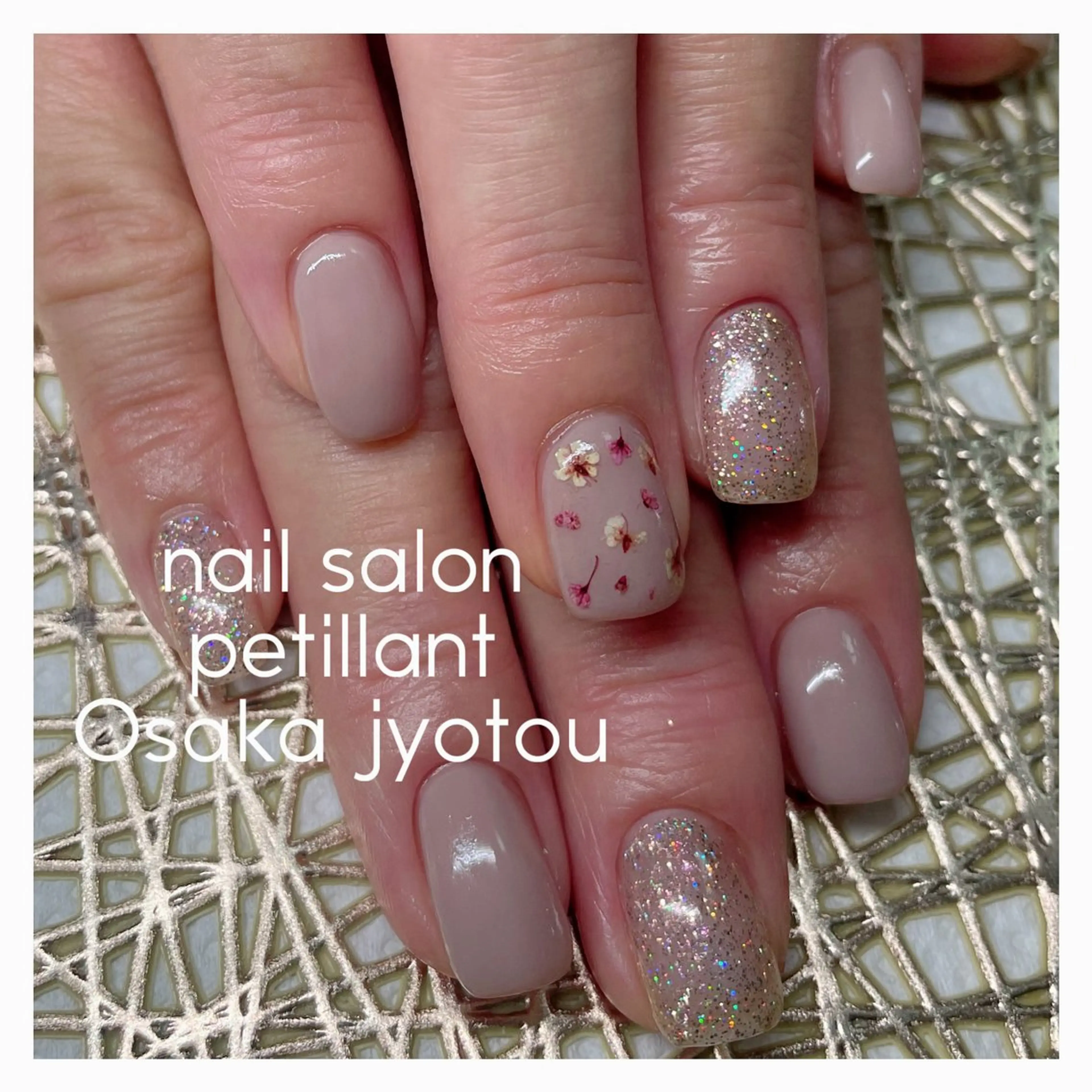 ネイル アートネイル ショートネイル シンプルネイル 春ネイル petillant所属・nail salon petillantのネイルデザイン
