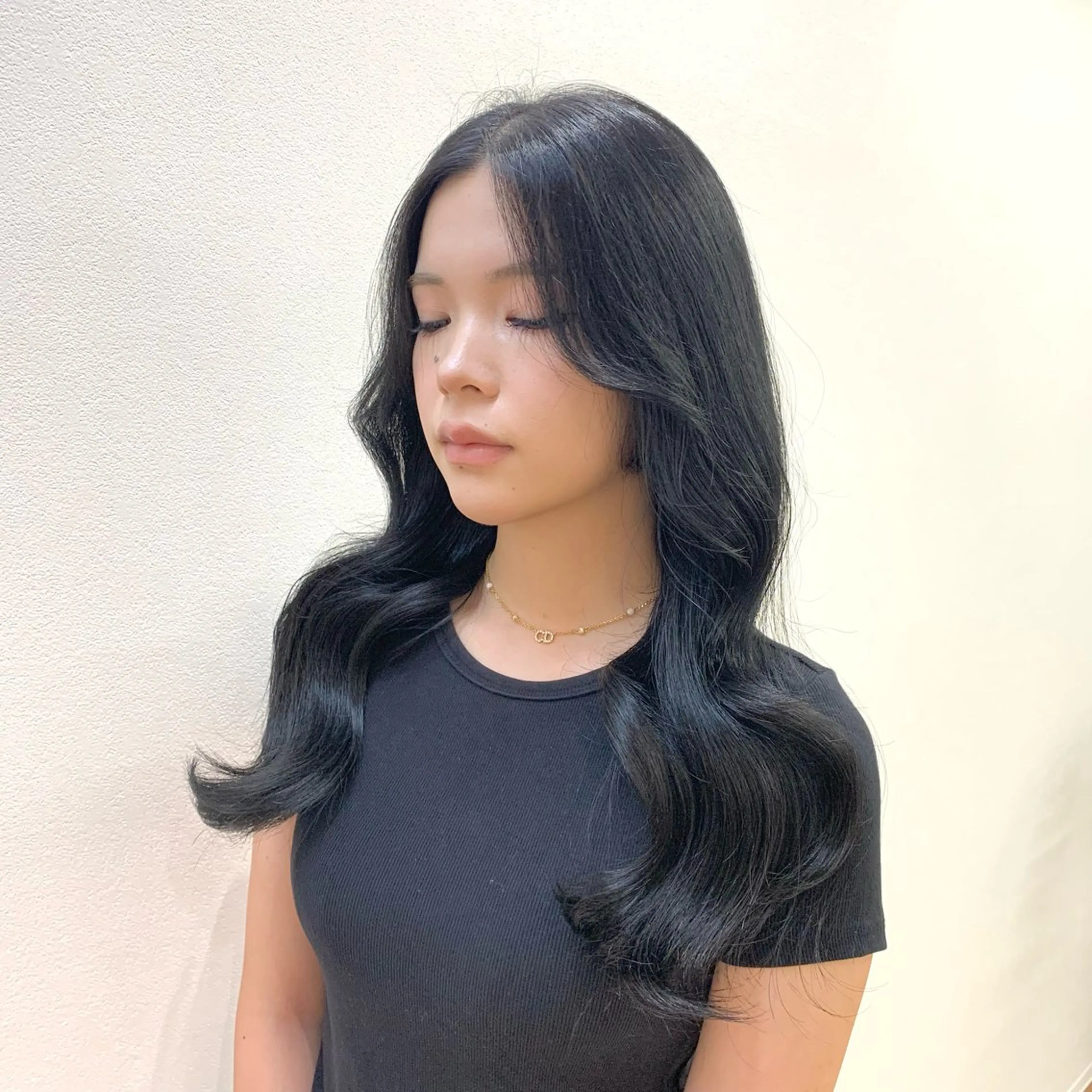 ロング カラー ヘアアレンジ カット ヘアカラー トリートメント キヨミ 韓国レイヤーカットのその他イメージ